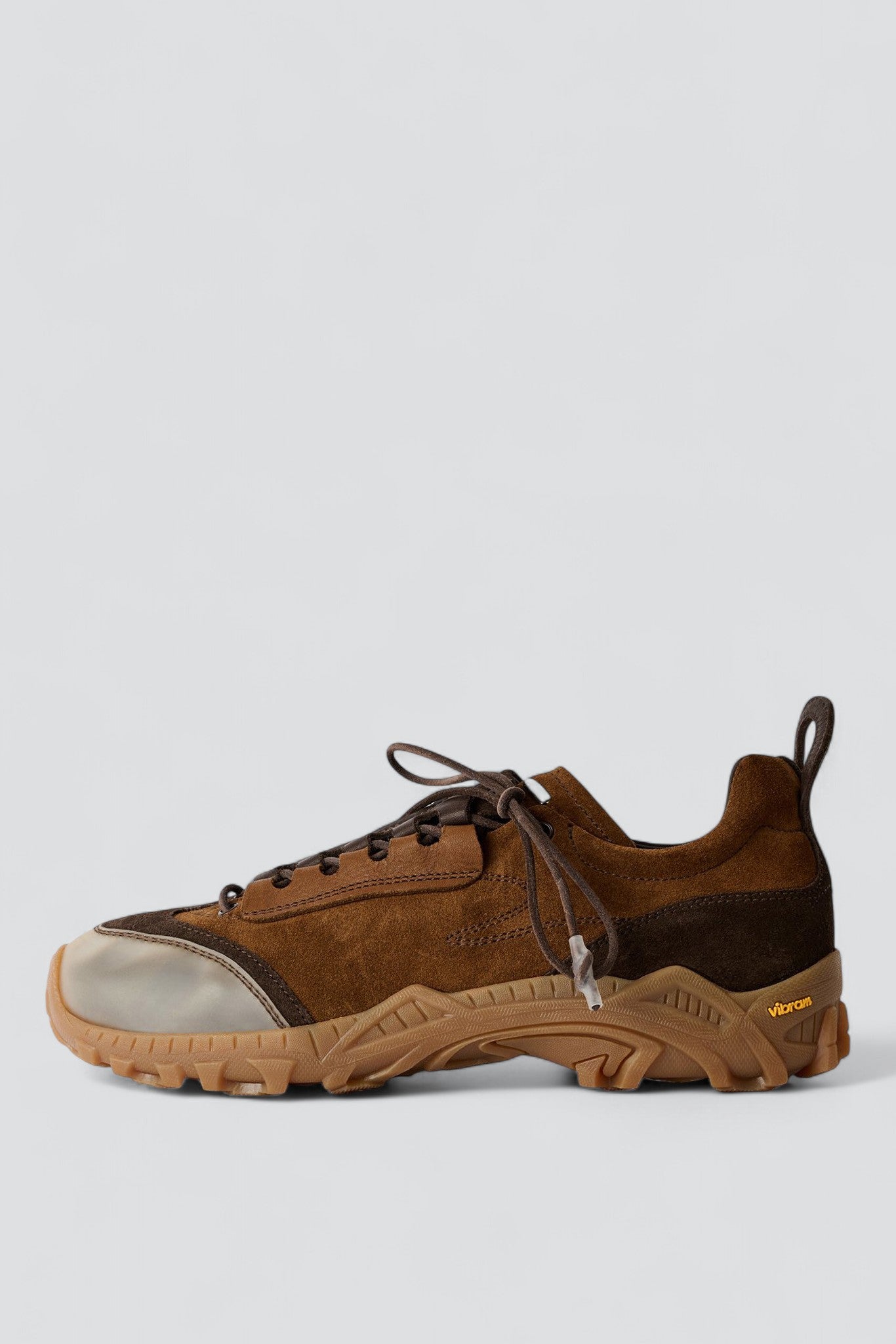 Bitter Cocoa Mowed Suede Gabe Sneaker