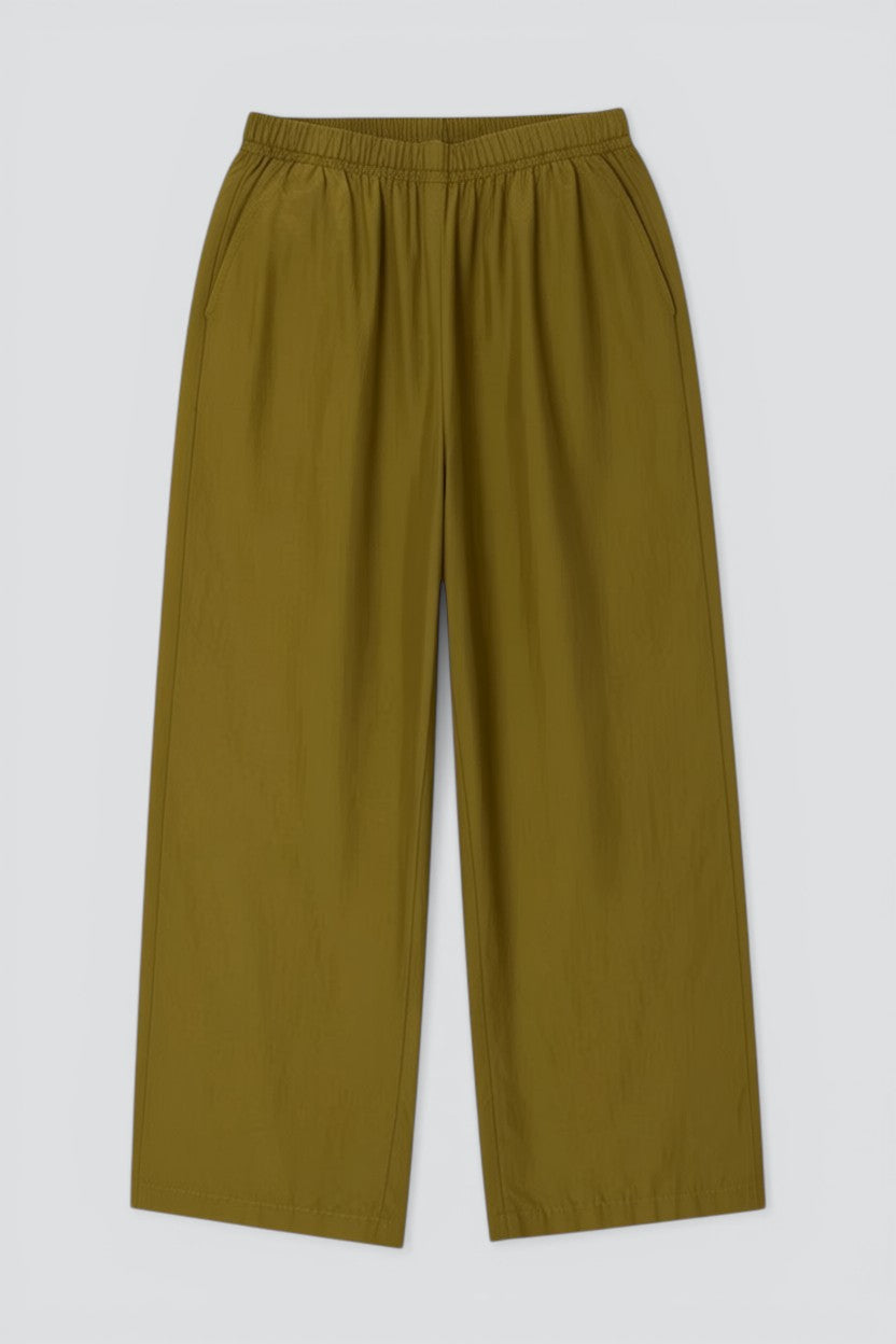 Dark Olive Straight Pants