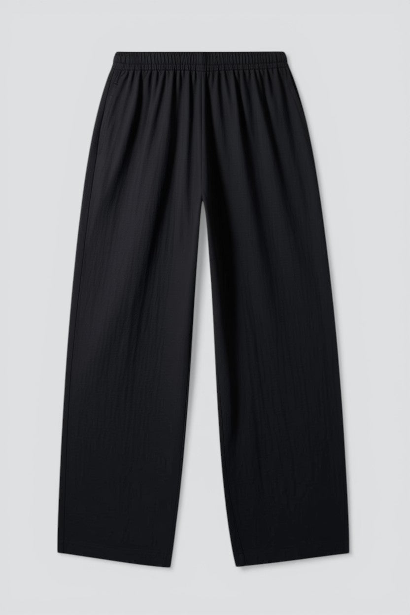 Faded Black Straight Pants