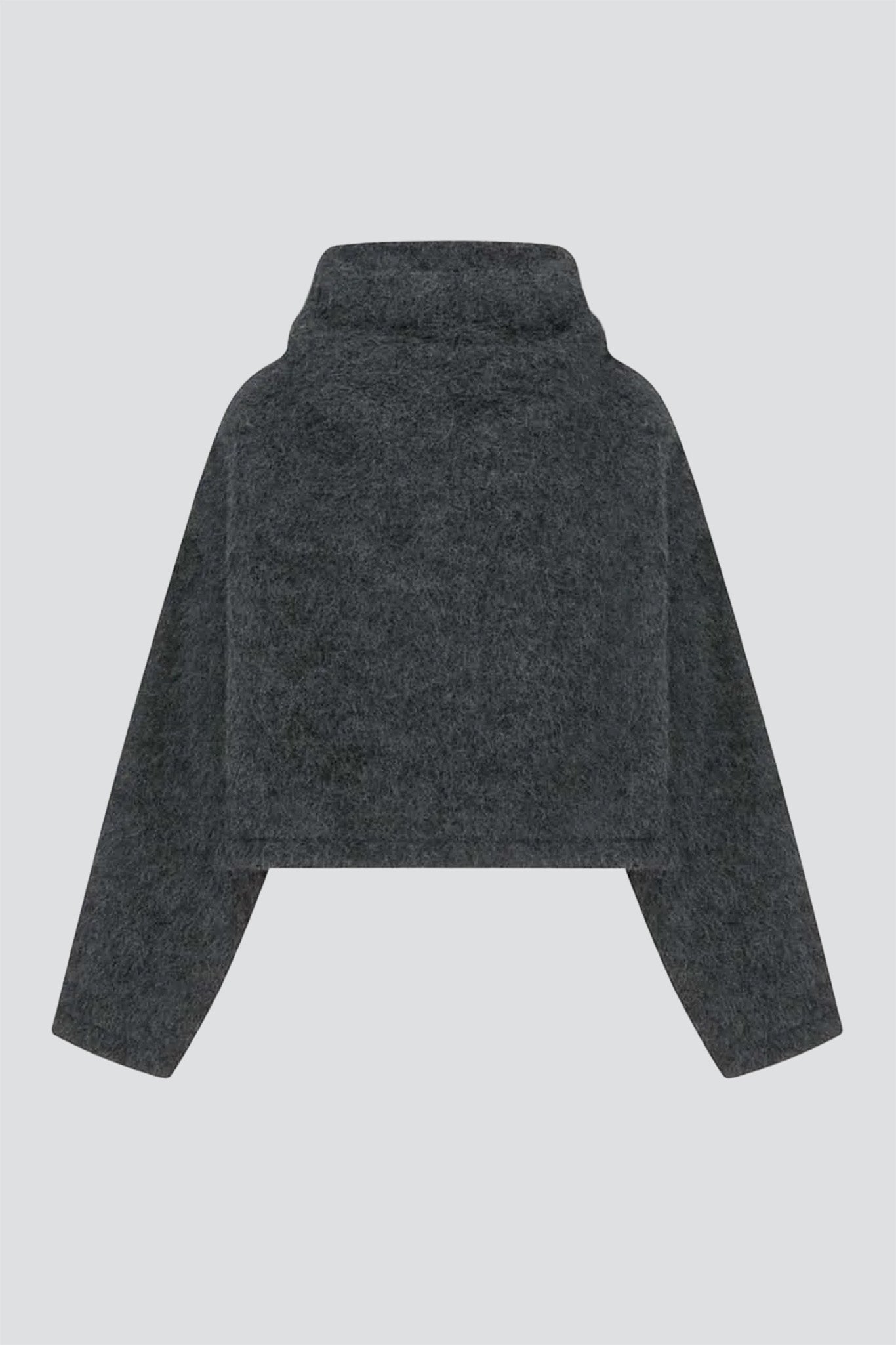 Charcoal Alpaca Top