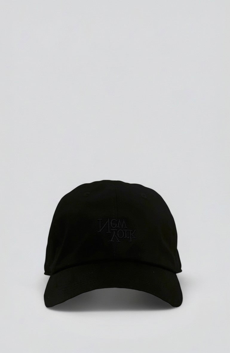 New York V2 Embroidered Hat - Black/Black