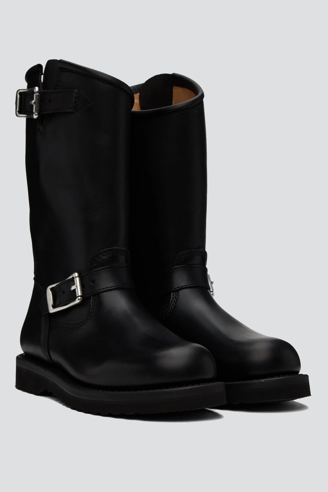 Black Leather Corral Boot