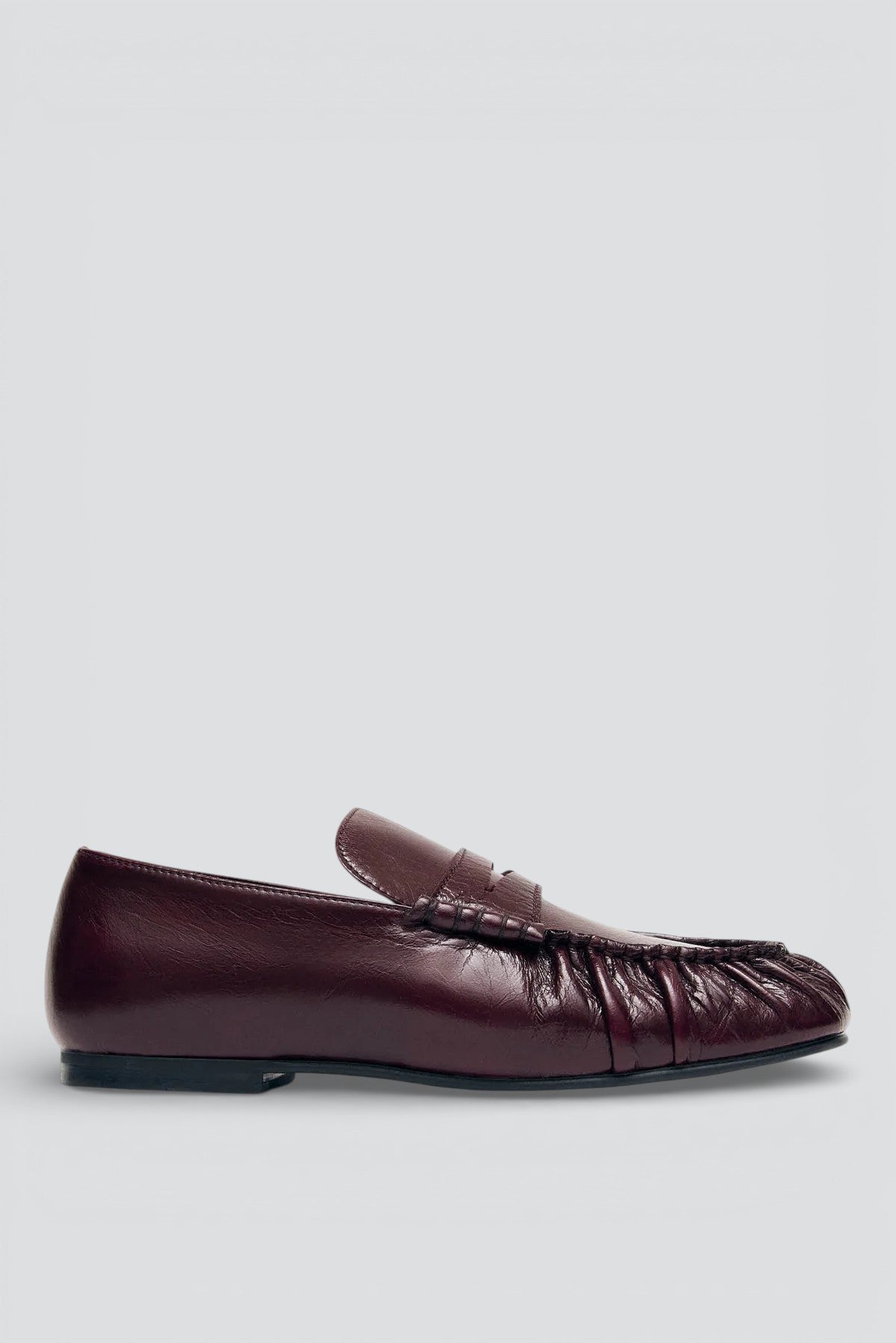 Rift Burgundy Aven Leather Loafers
