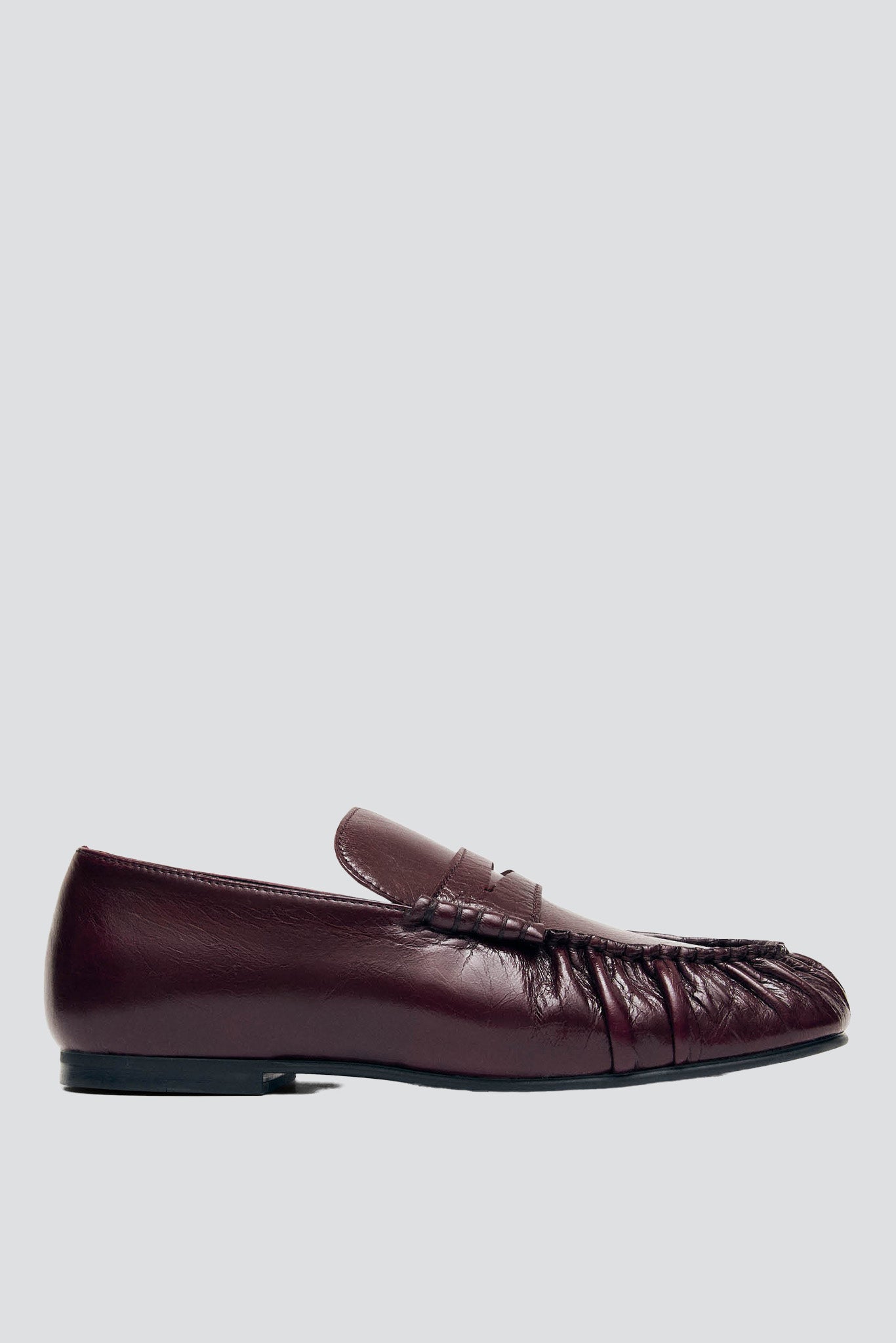 Rift Burgundy Aven Leather Loafers