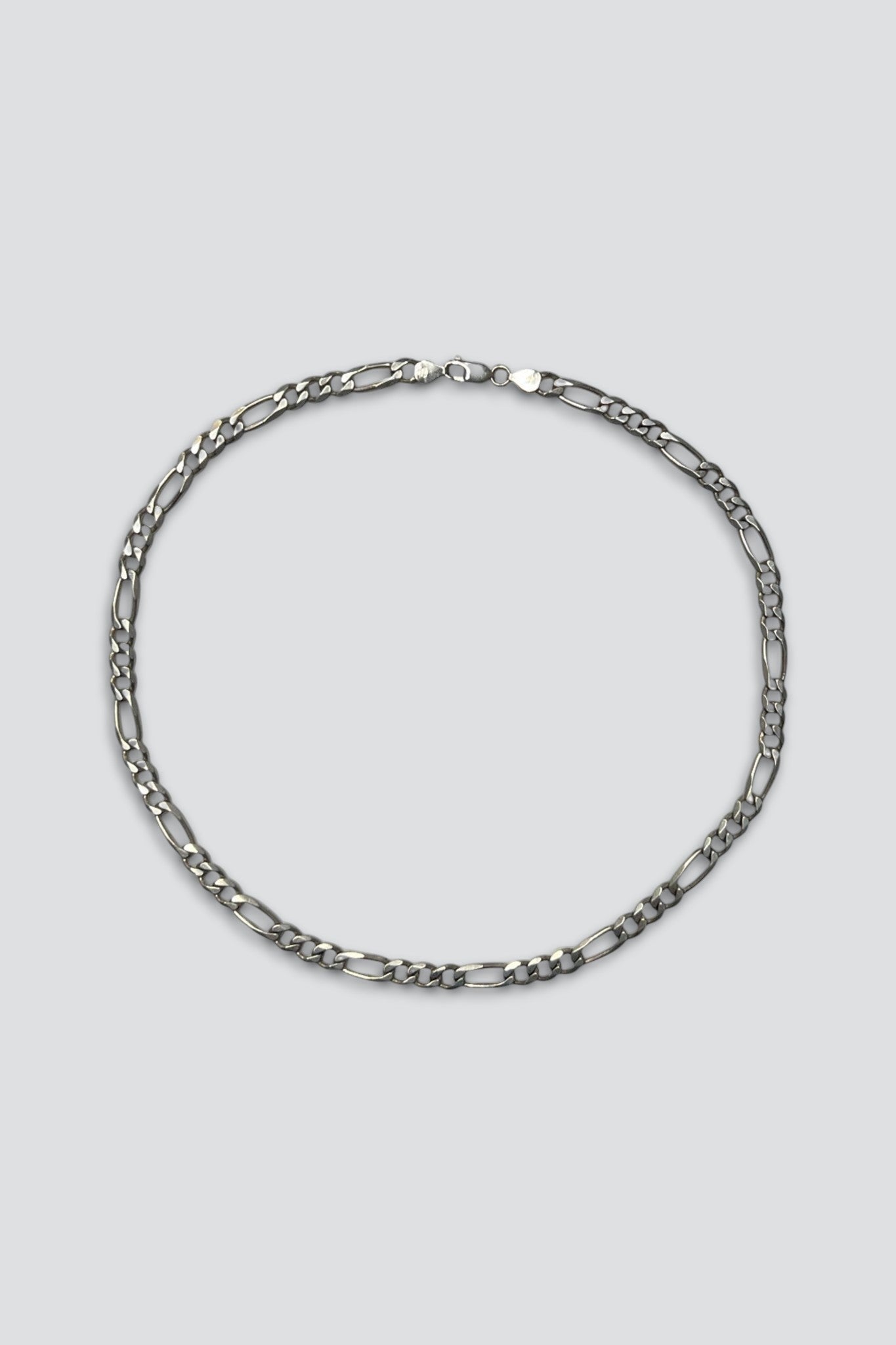 Sterling Silver Figaro Chain Necklace