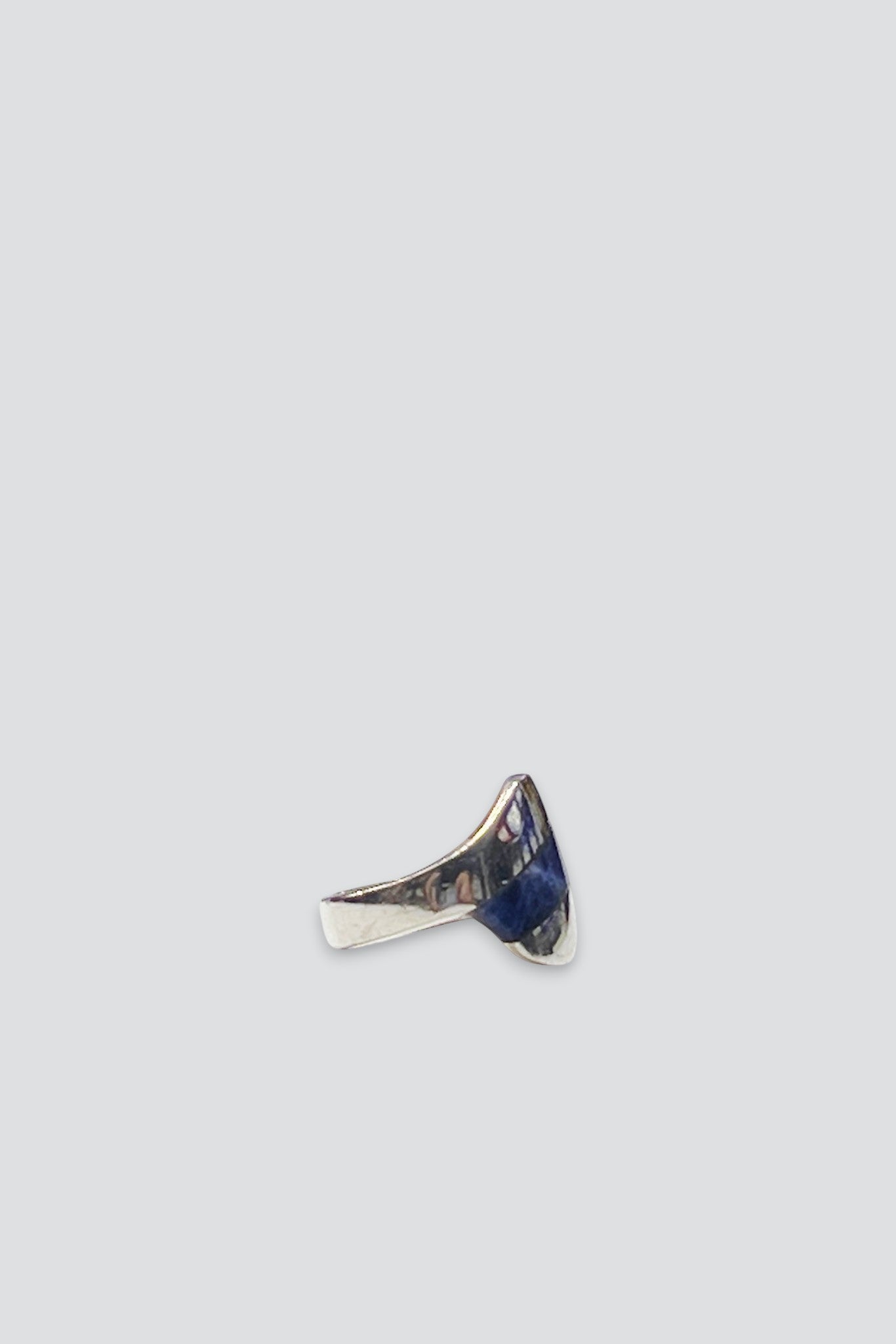 Sterling Silver Lapis Inlay Ring