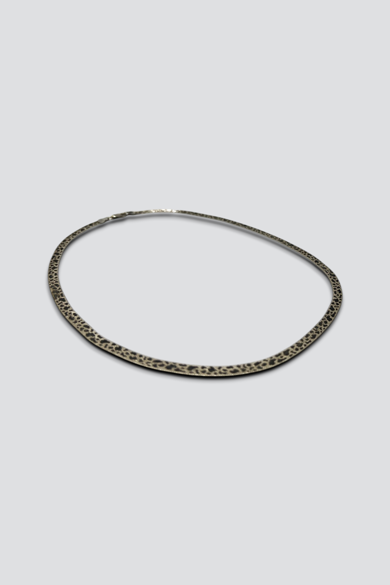 Sterling Silver Flat Pattern Necklace