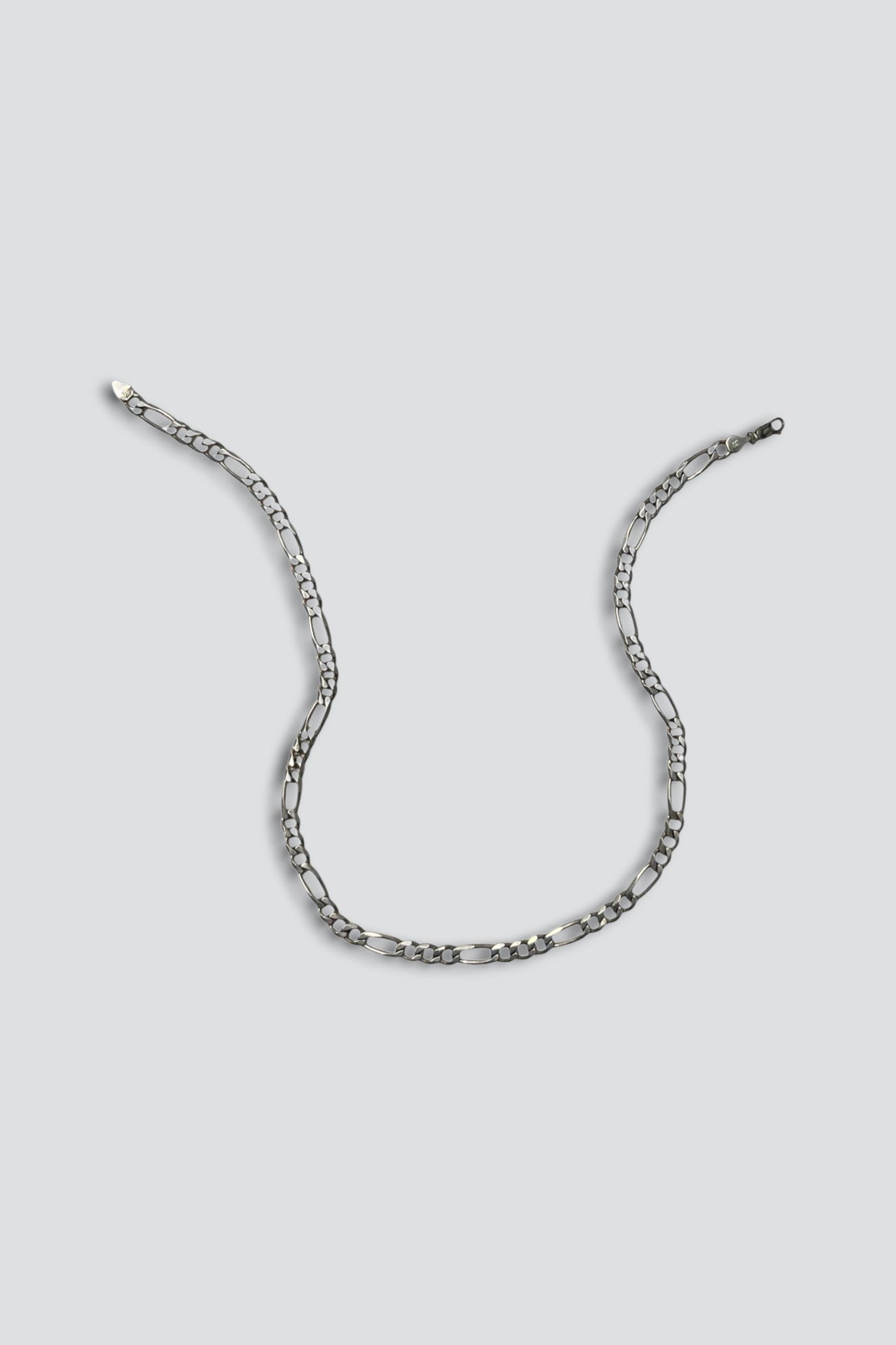 Sterling Silver Figaro Chain Necklace