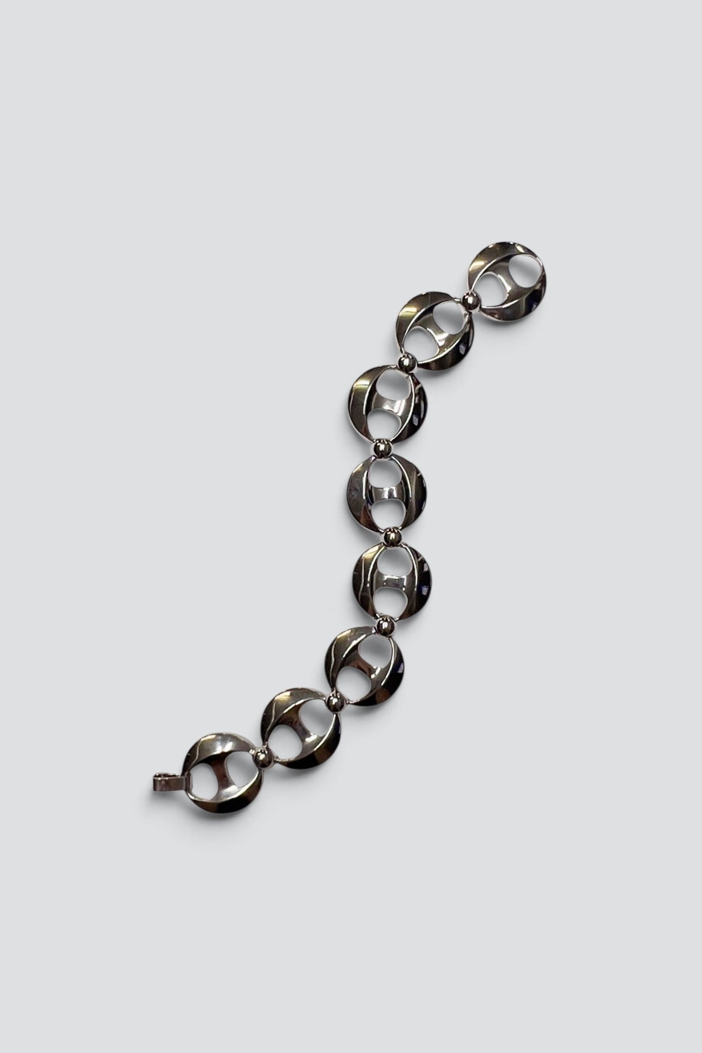 Sterling Silver Big Mariner Link Bracelet