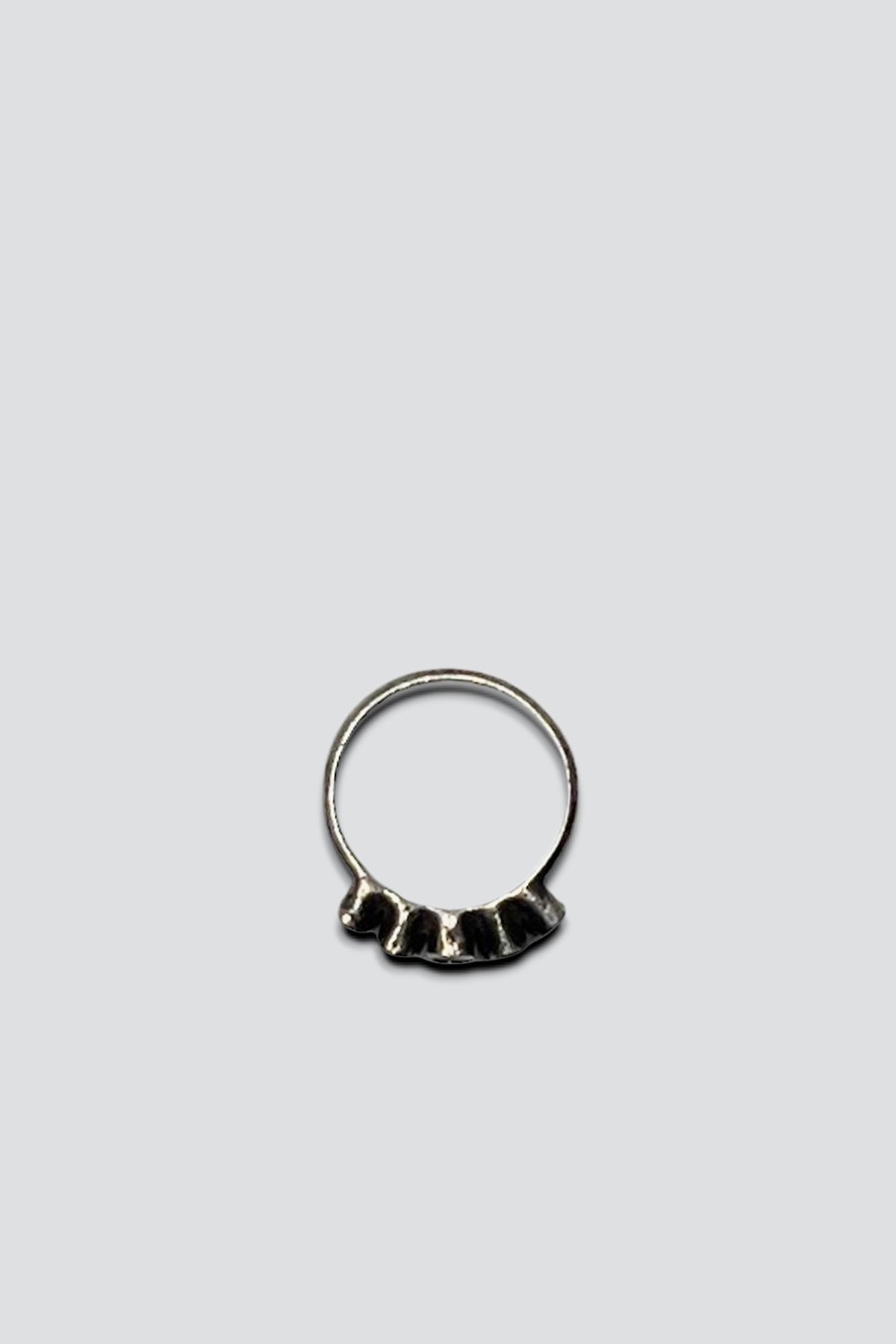 Sterling Silver Malachite Circle Ring