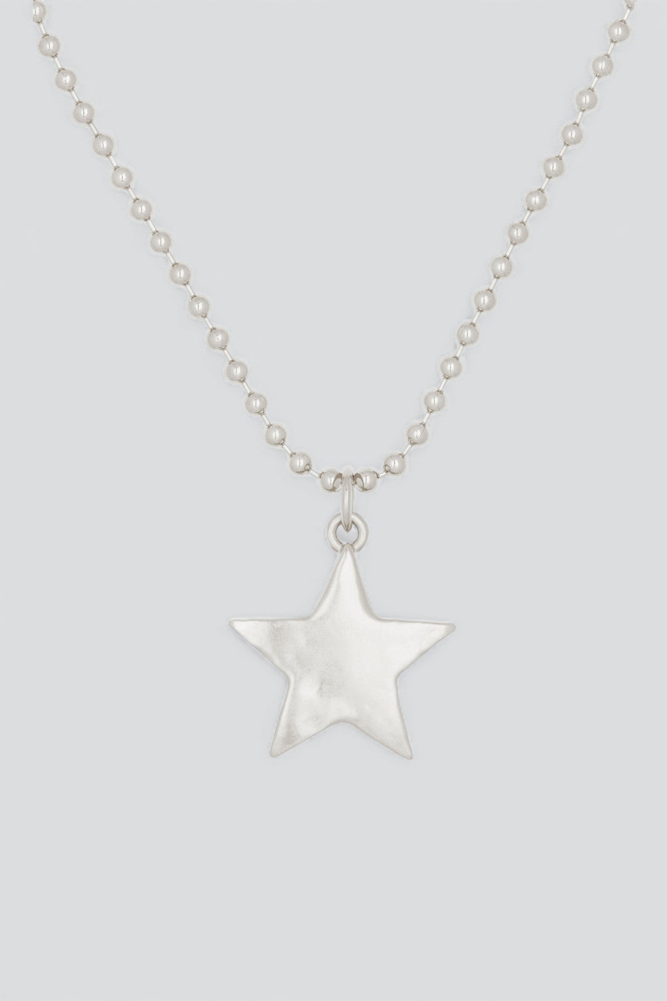 White Bronze Star Pacha Necklace