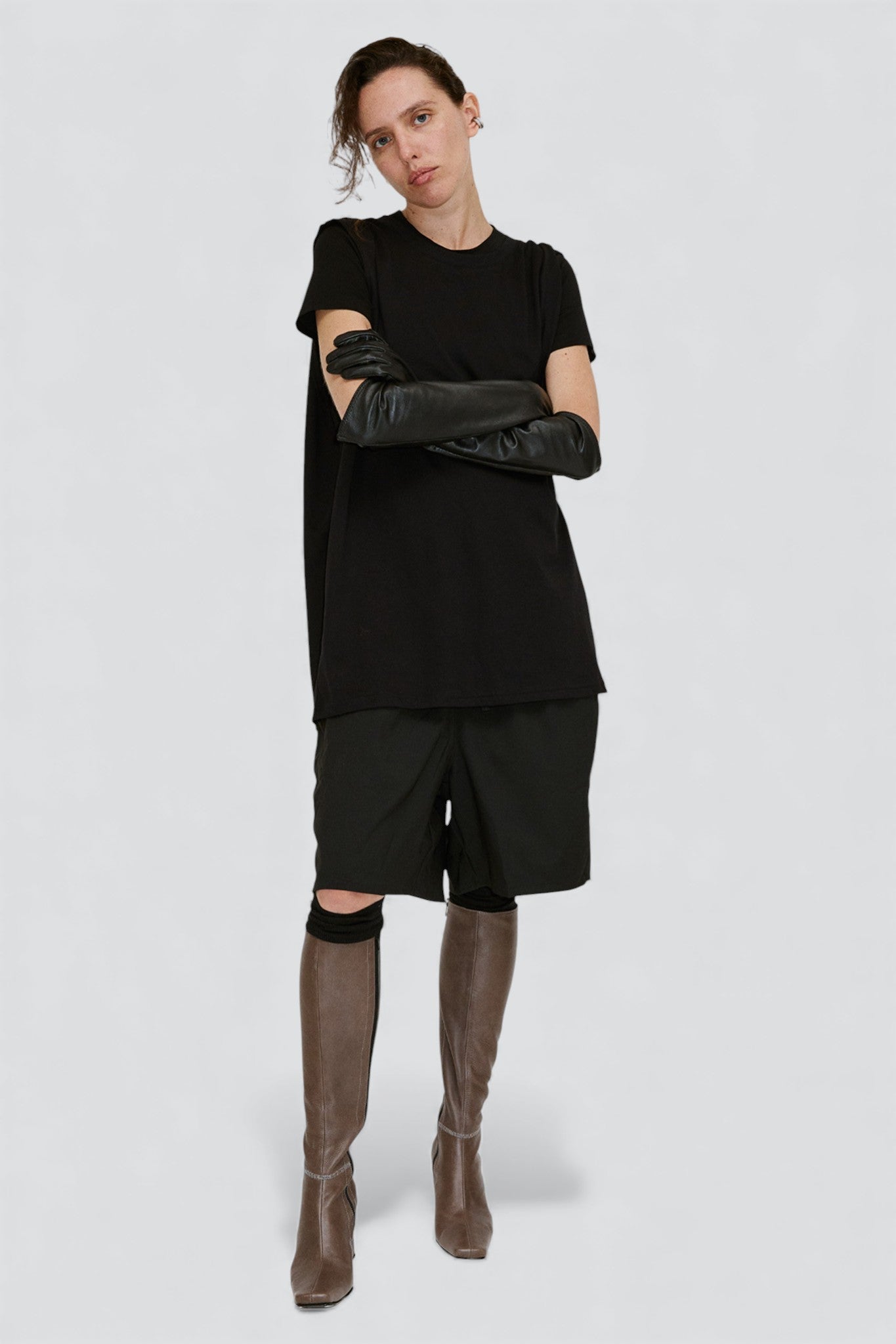 Metal Cuadrado High Boot