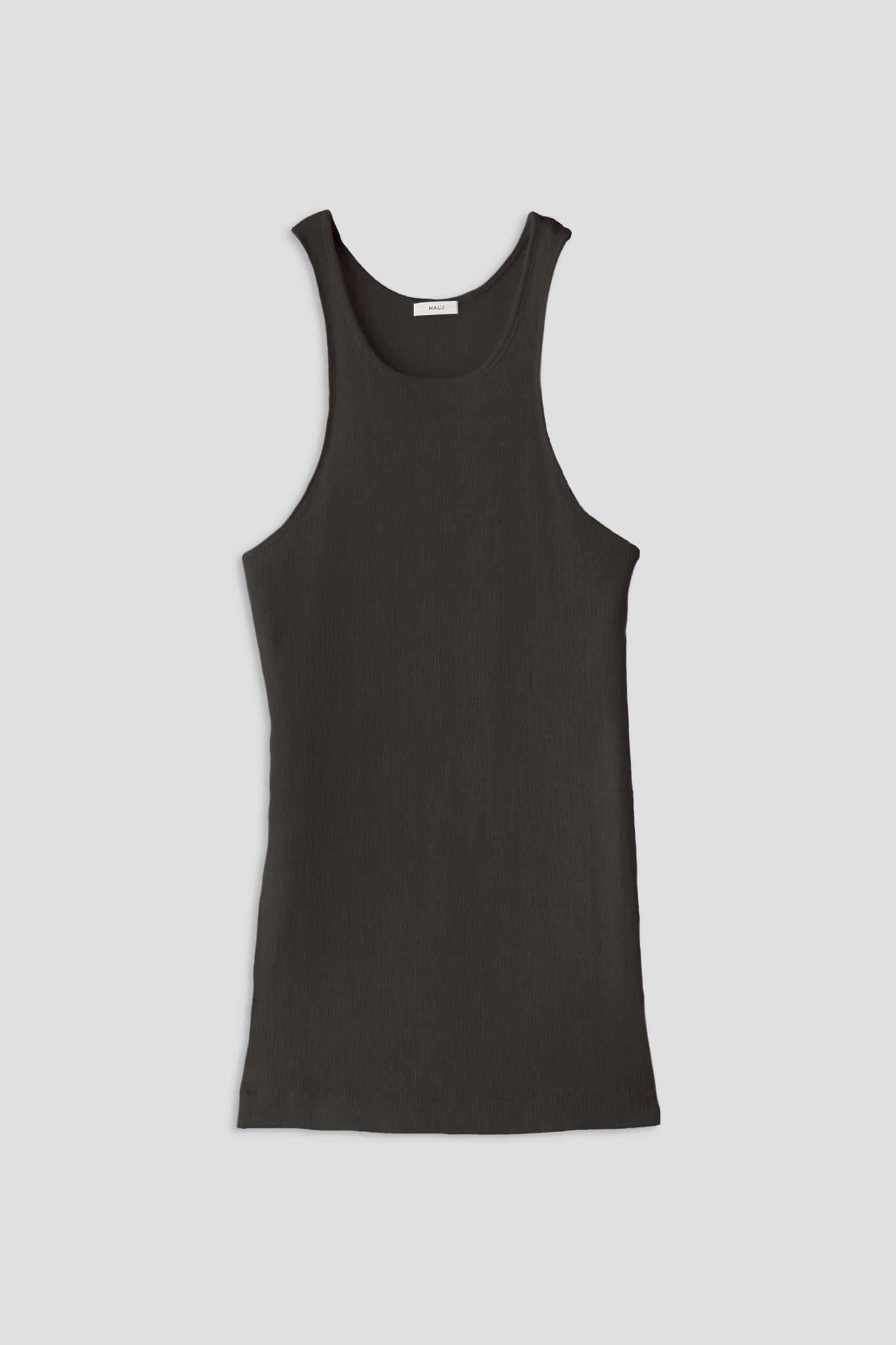 Taupe Grey Silk Sasha Halter Tank