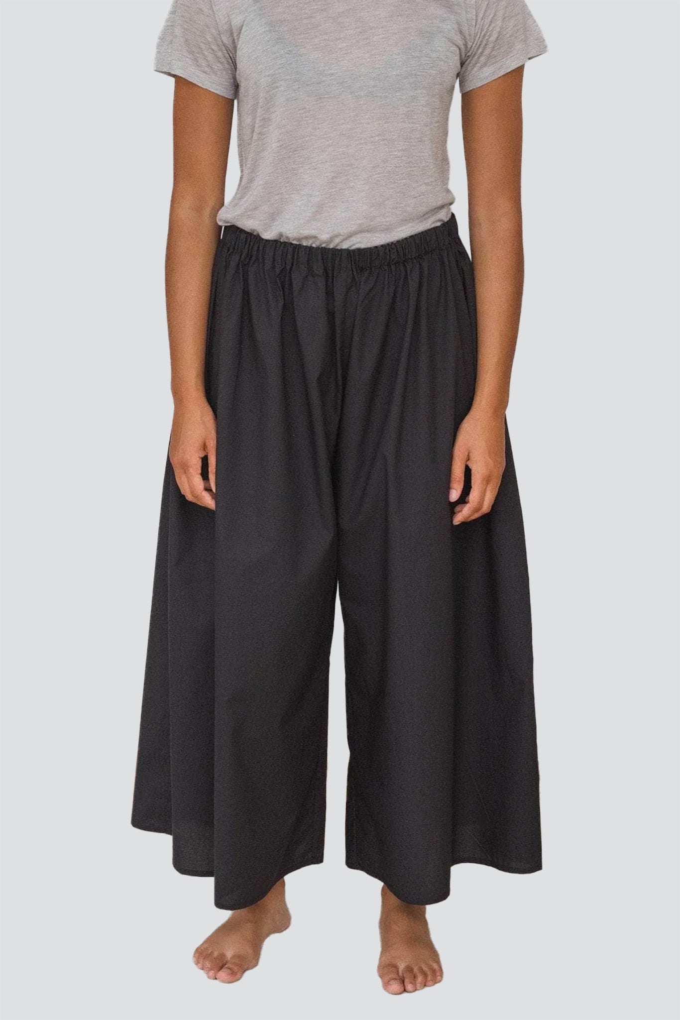 Black Cable Pants