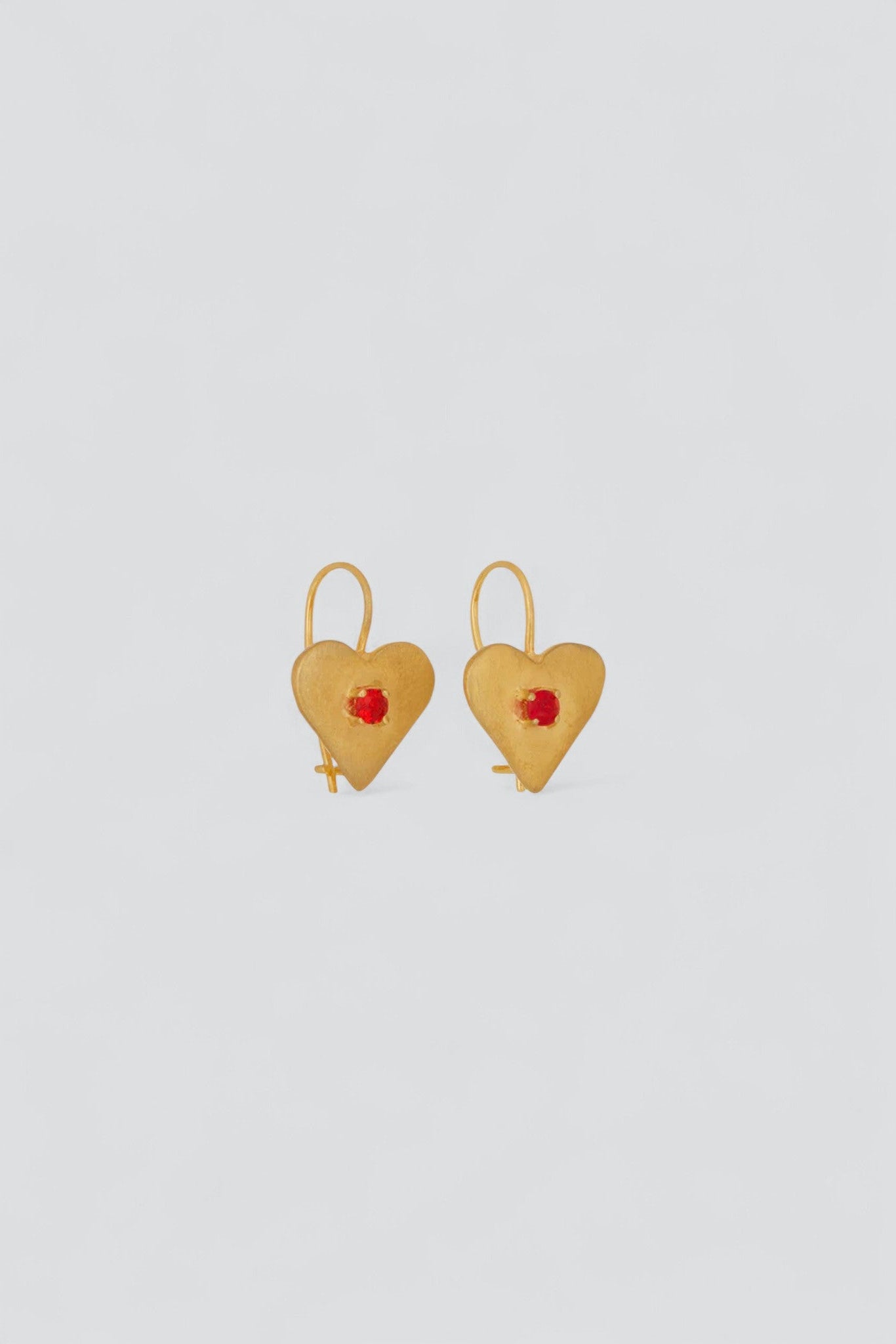Gold Sweetheart Earrings