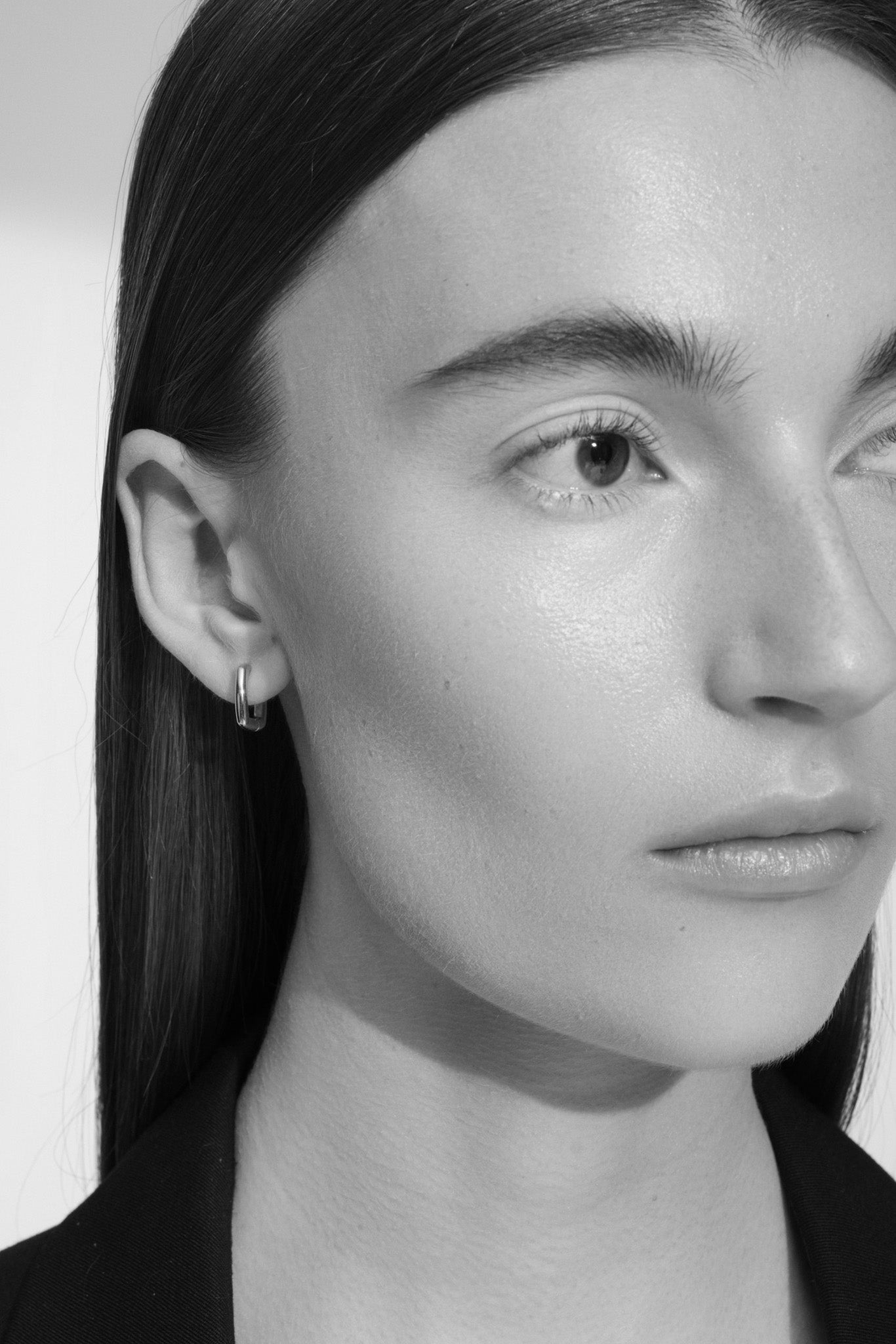 Gold Frame Hoops Small