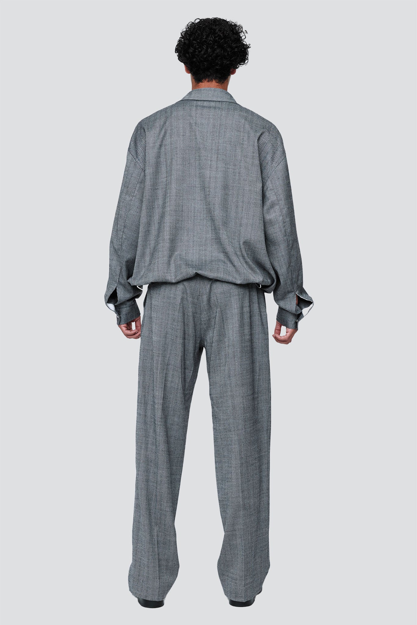 Black/White Pop Over Shirt