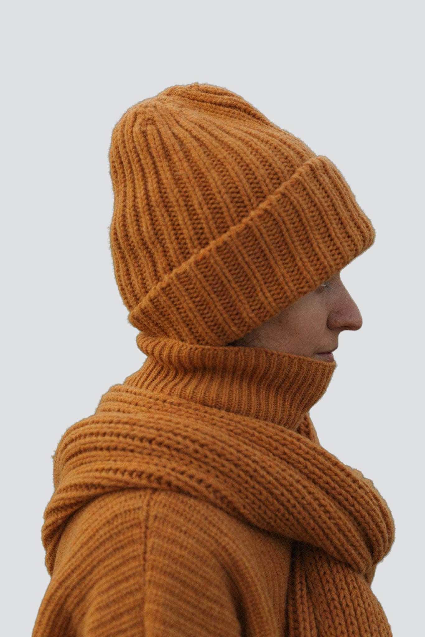 Clair Orange Mea Beanie