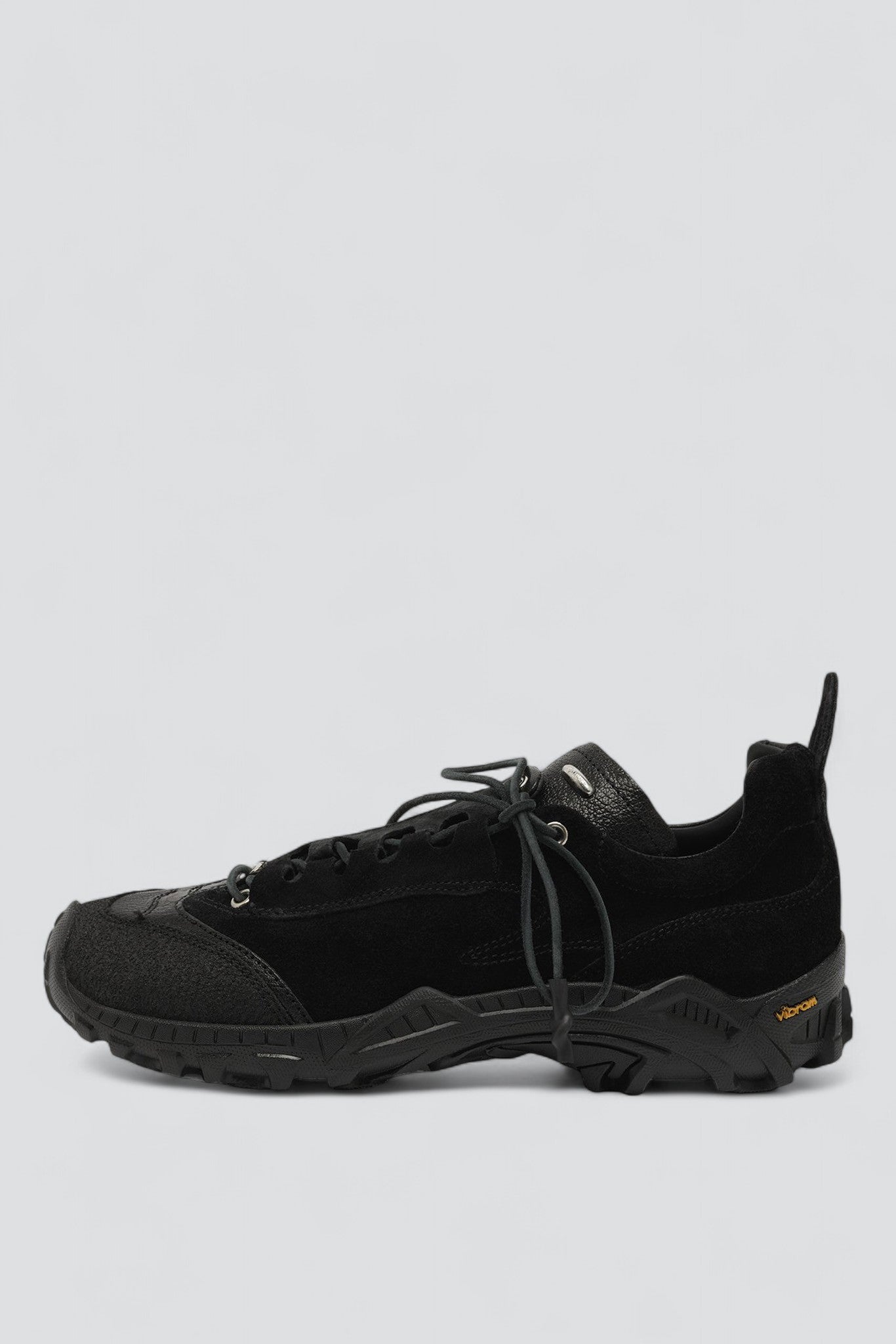 Stealth Black Leather Gabe Sneaker