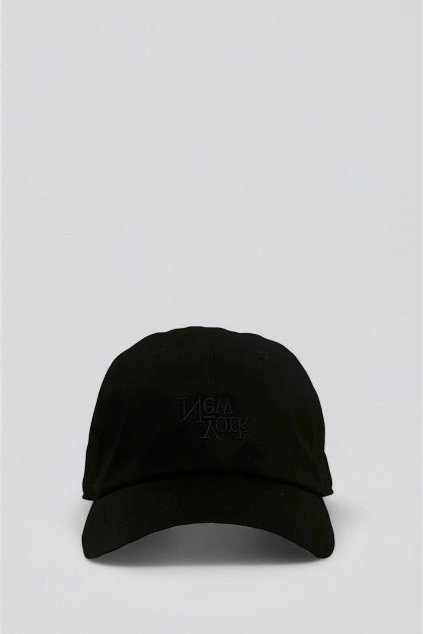 New York V2 Embroidered Hat - Black/Black
