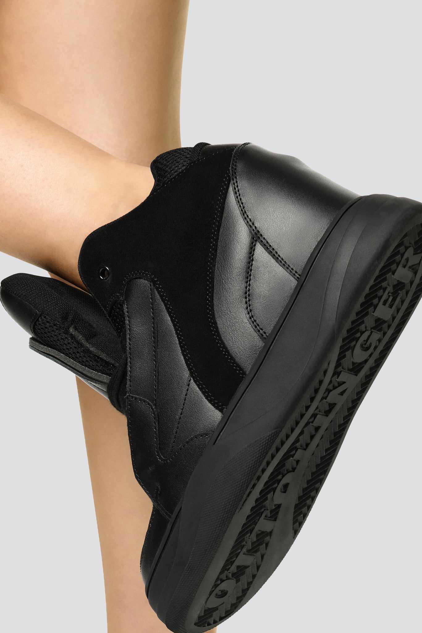 Jet Black Sneaker Heel