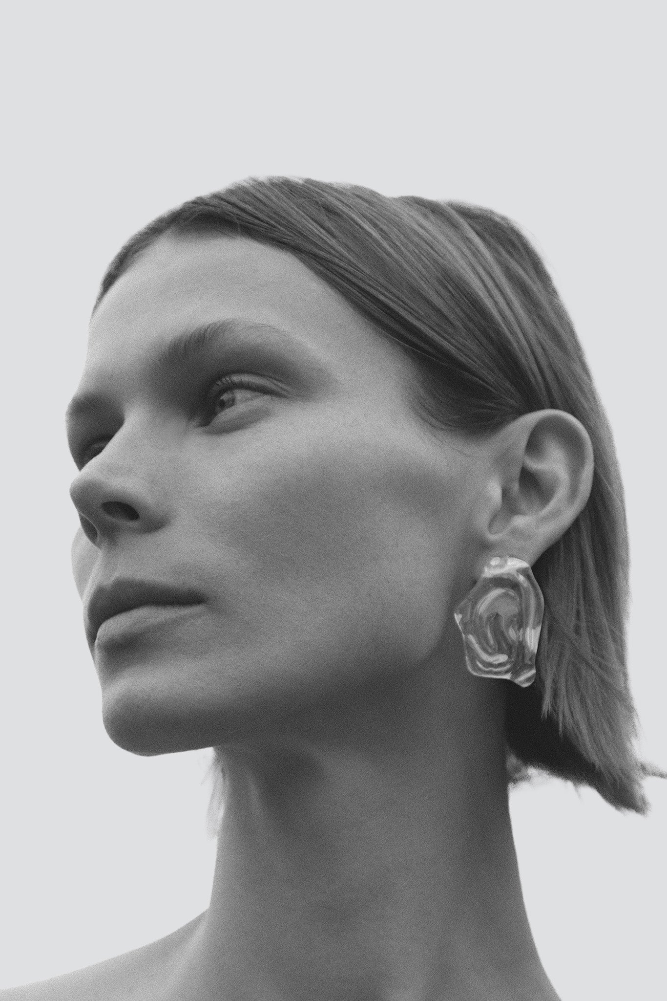 Sunset Ostra Glass Earrings