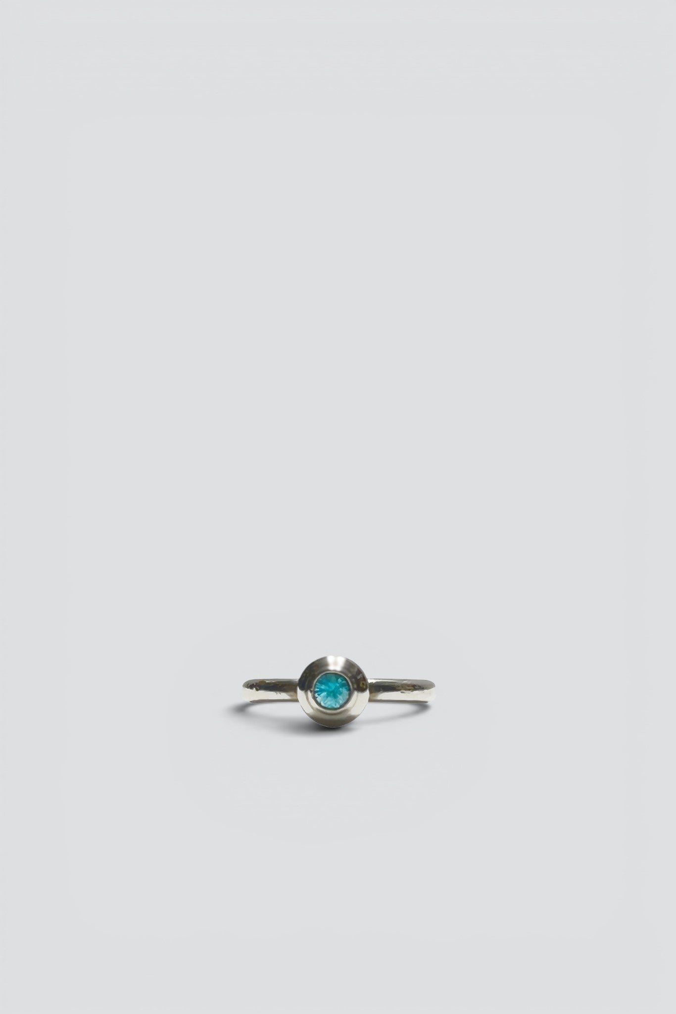 Sterling Silver Topaz Dot Ring