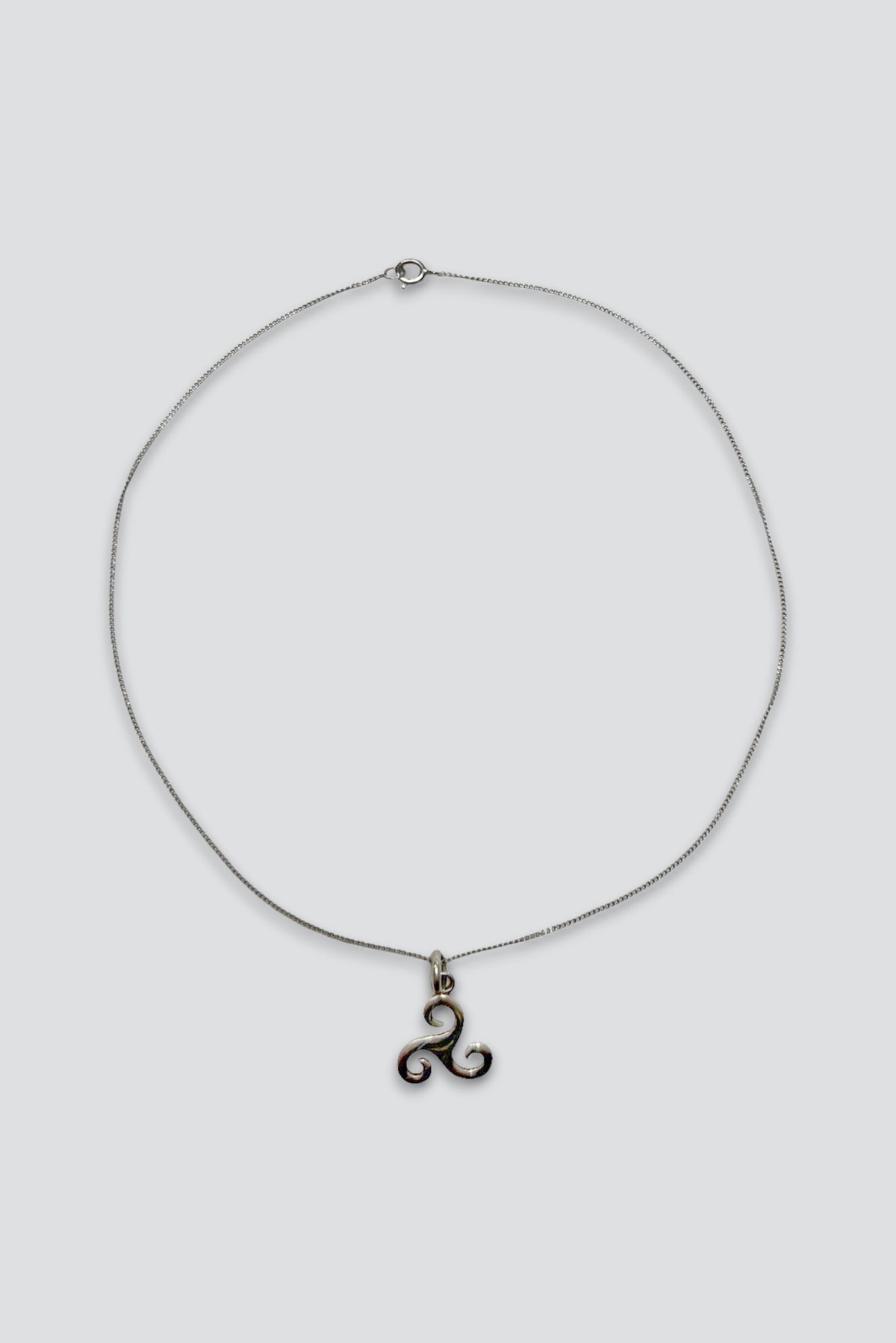 Sterling Silver Celtic Spiral Pendant Necklace