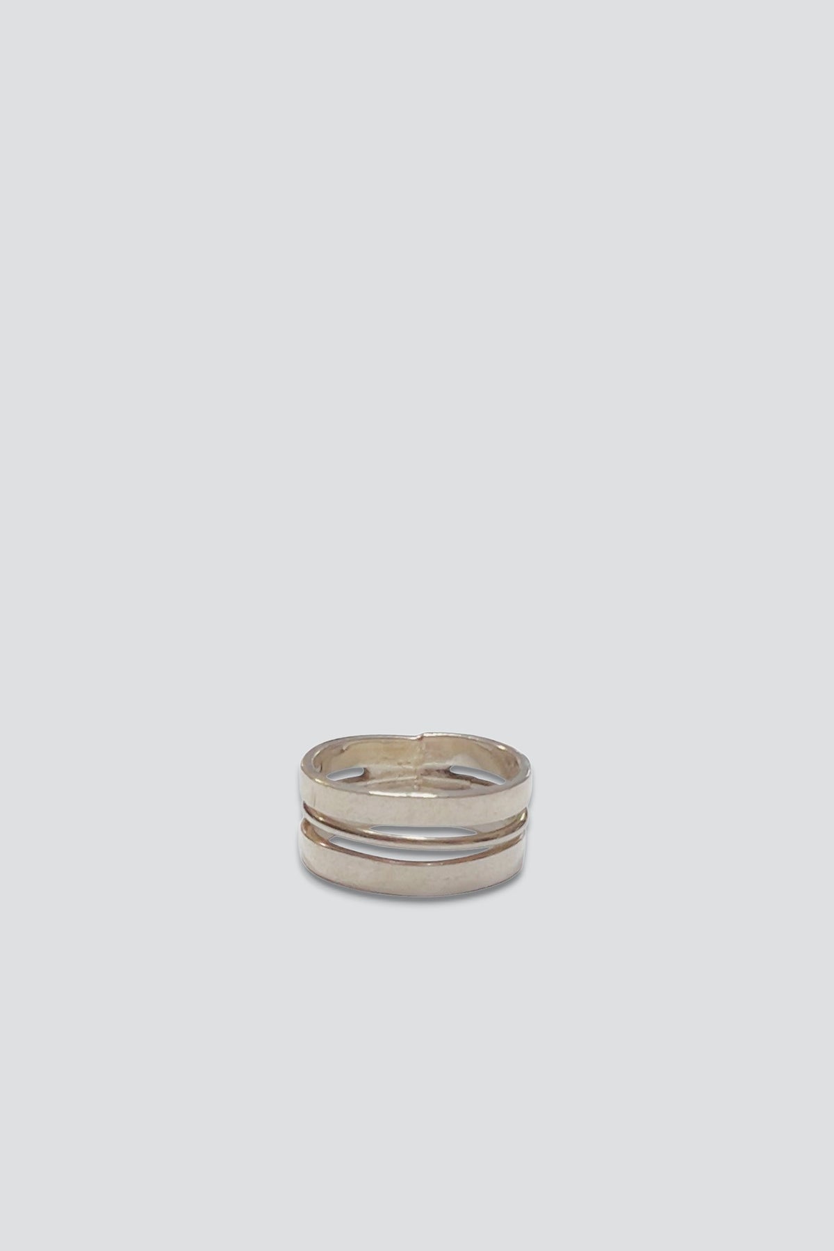 Sterling Silver 3 Band Ring