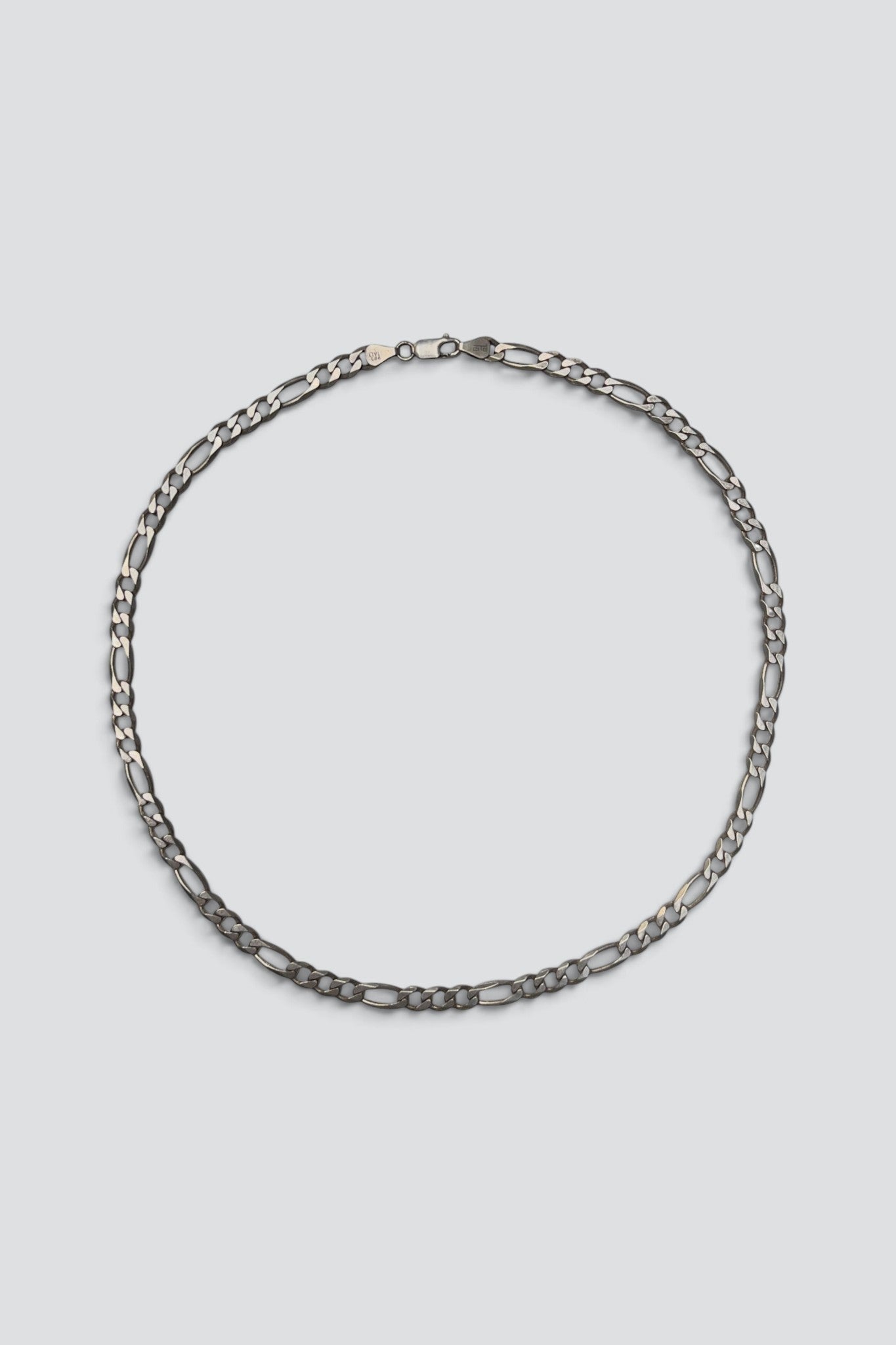 Sterling Silver Figaro Chain Necklace