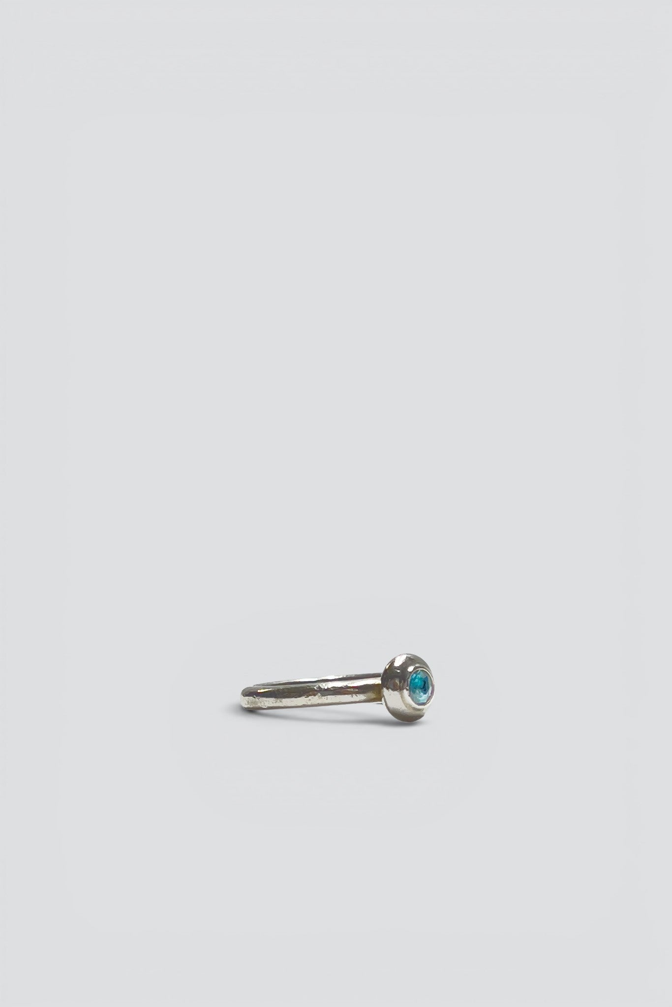 Sterling Silver Topaz Dot Ring