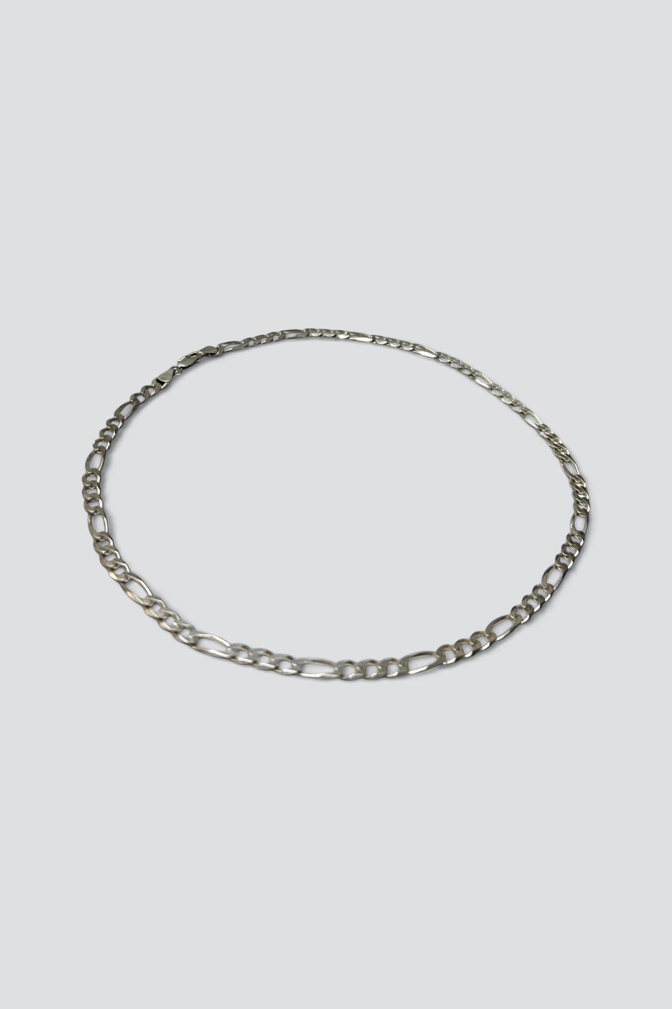 Sterling Silver Figaro Chain Necklace