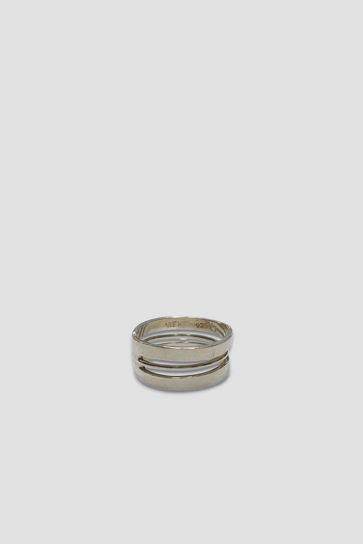 Sterling Silver 3 Band Ring