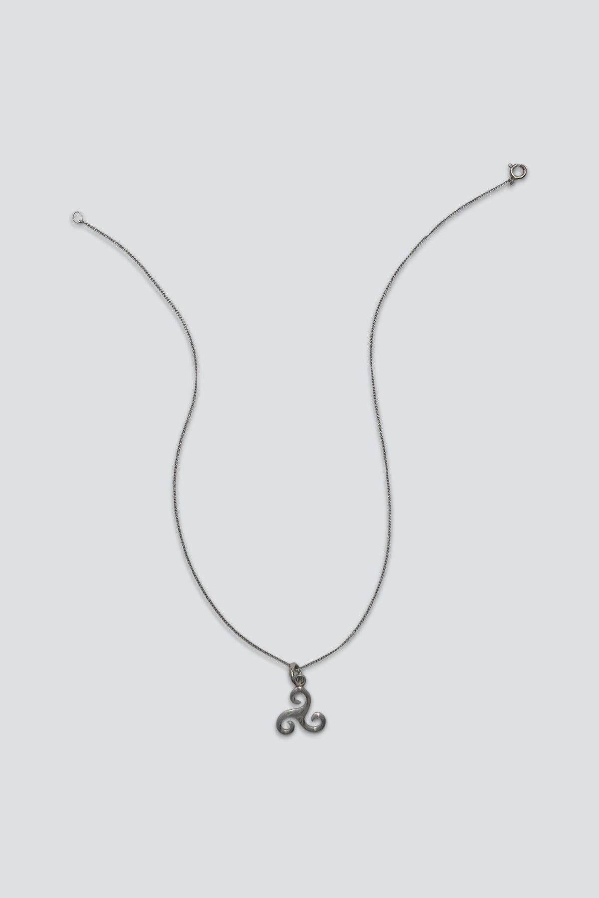 Sterling Silver Celtic Spiral Pendant Necklace
