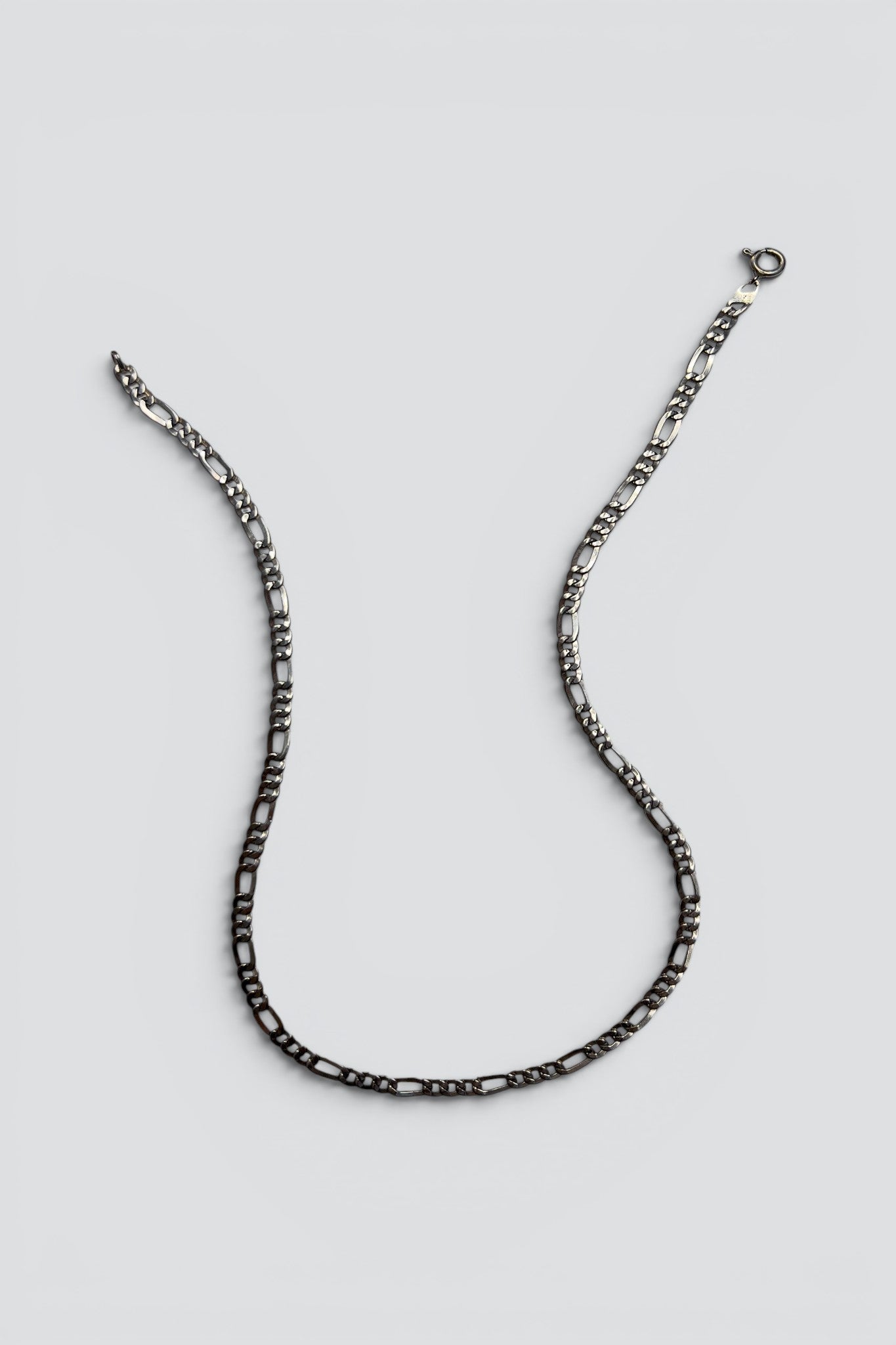 Sterling Silver Figaro Chain Necklace