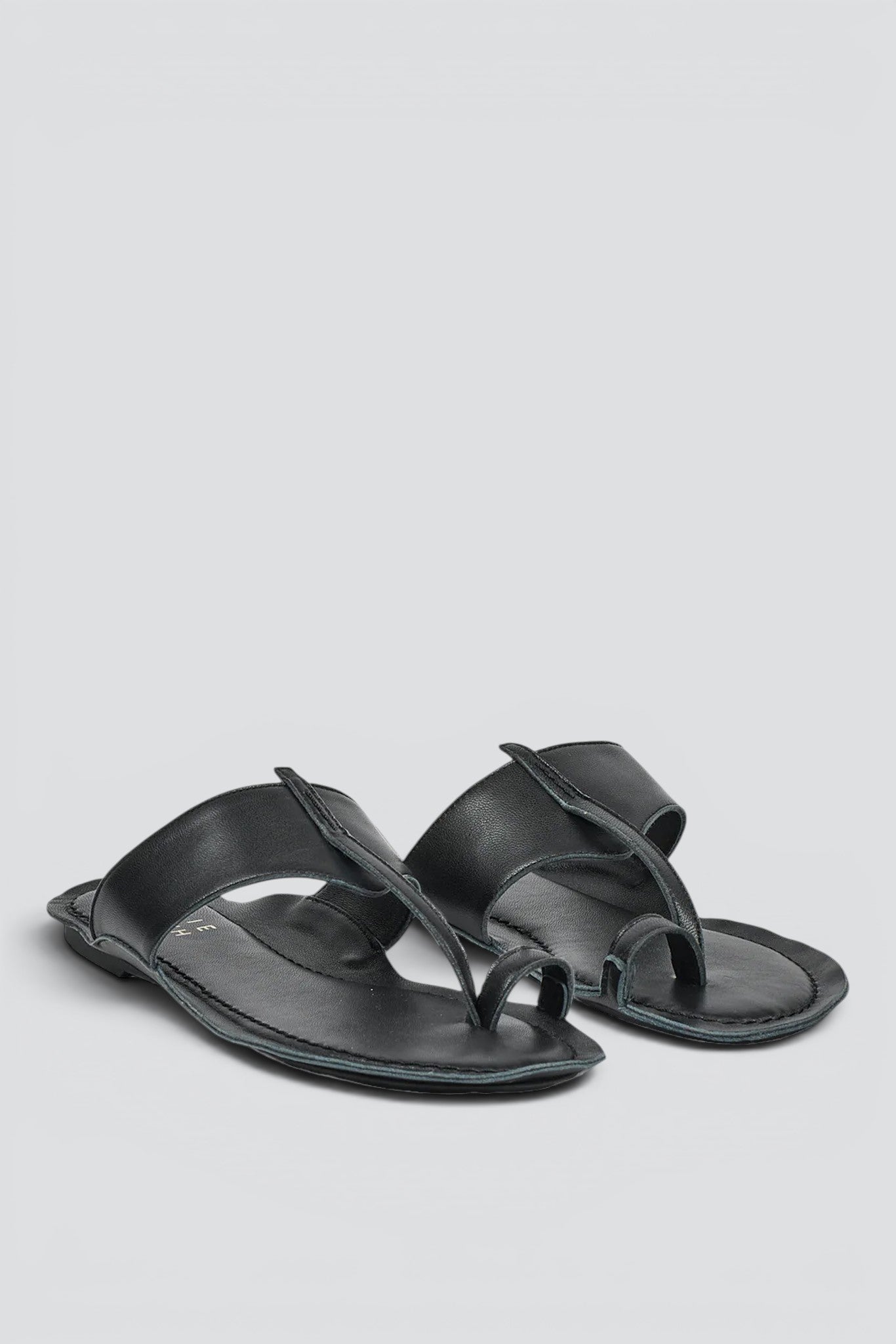 Black Toe Thong