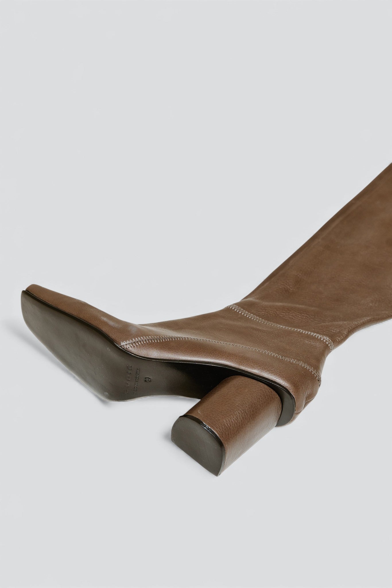 Metal Cuadrado High Boot