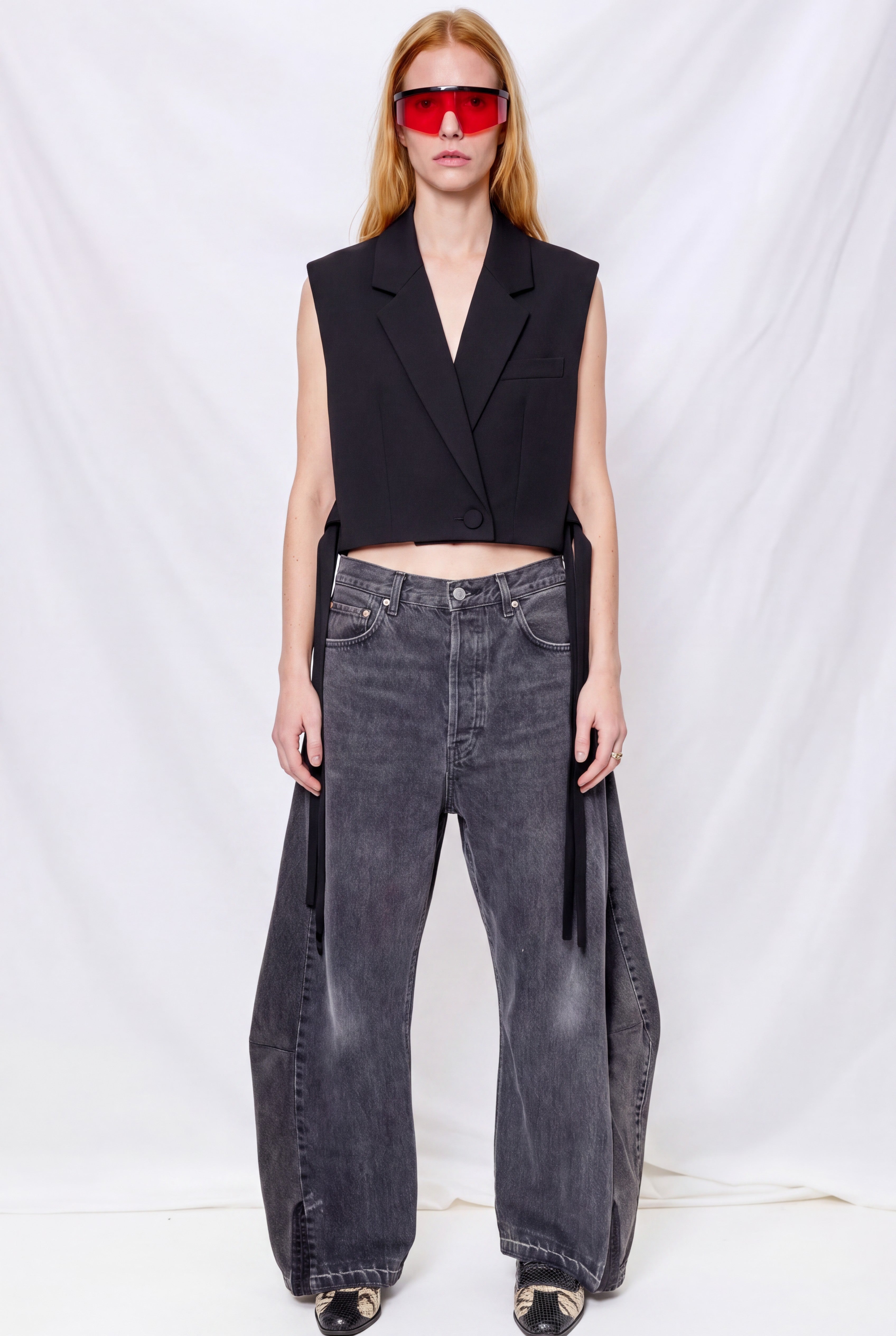 Black Section Vest