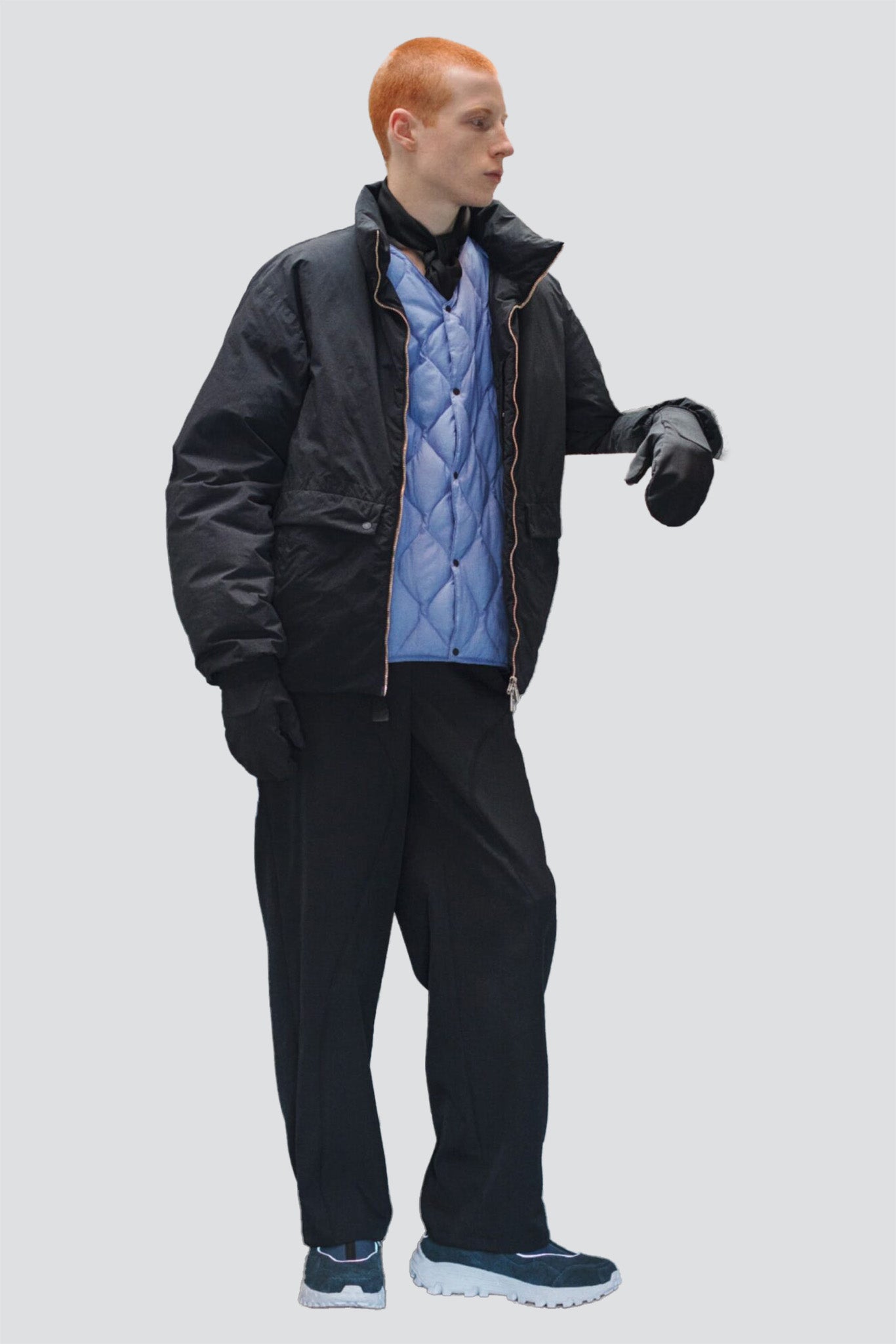 Black Garment Dye Down JK