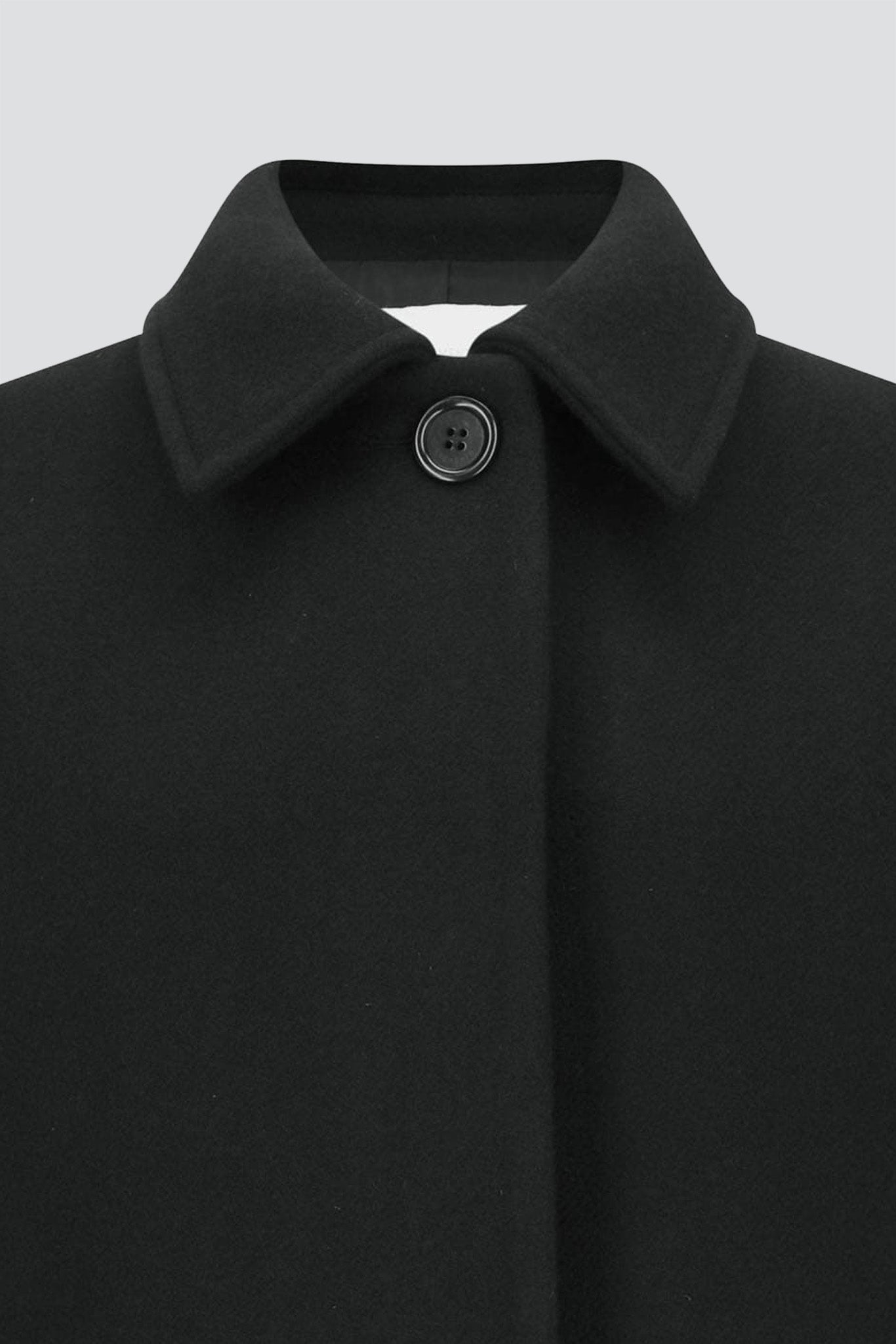 Black Hourglass Half Coat