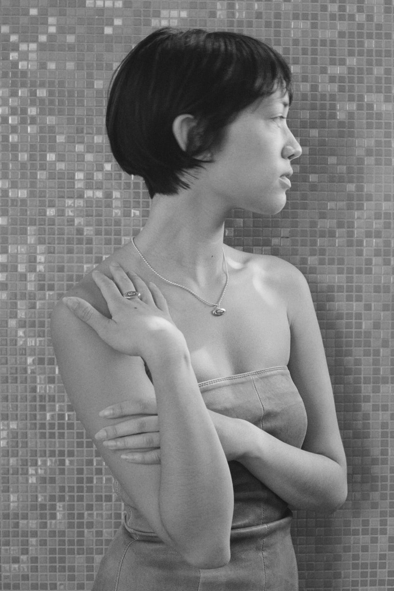 Silver Infinity Charm Necklace