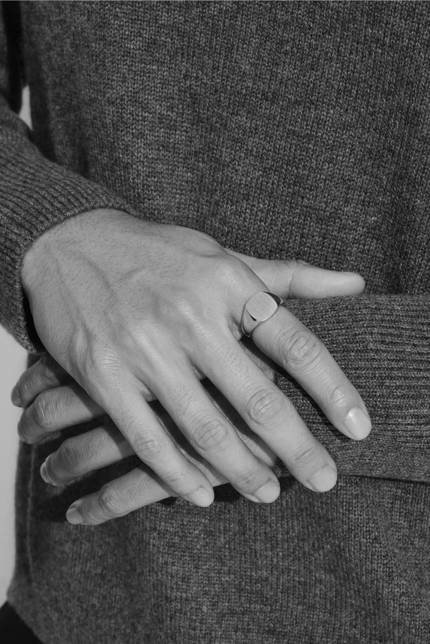 Silver Kay Ring Satin