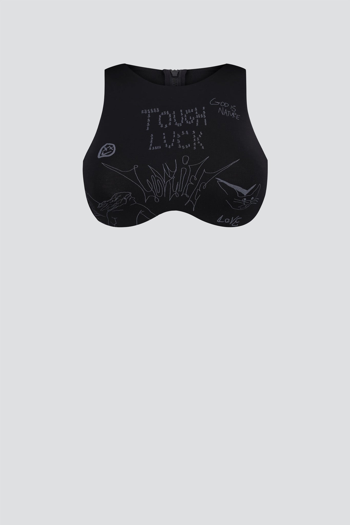 Black Top With Underwires