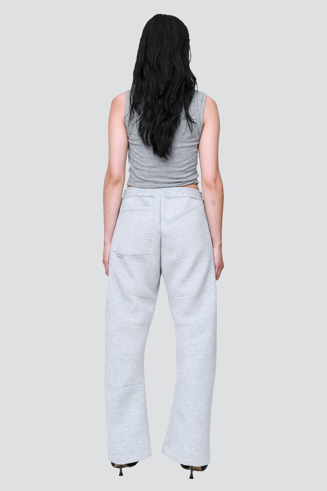 Grey Marle Double Up Tank Top