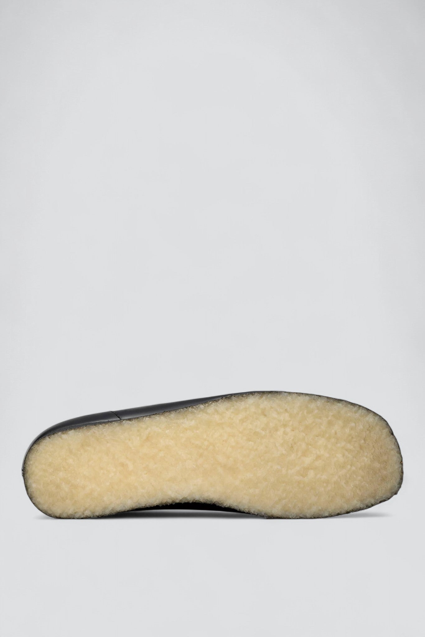Black Leather Wallabee