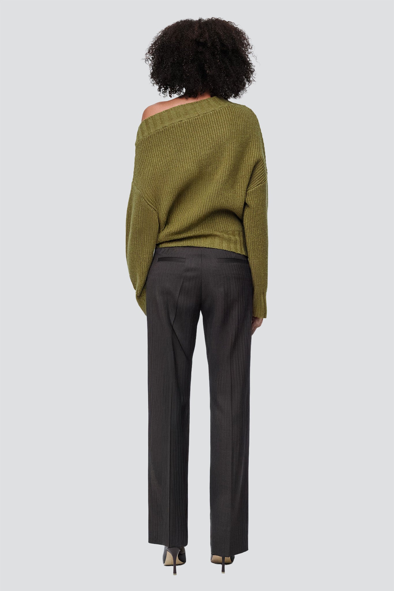 Khaki Chunky Holly Sweater