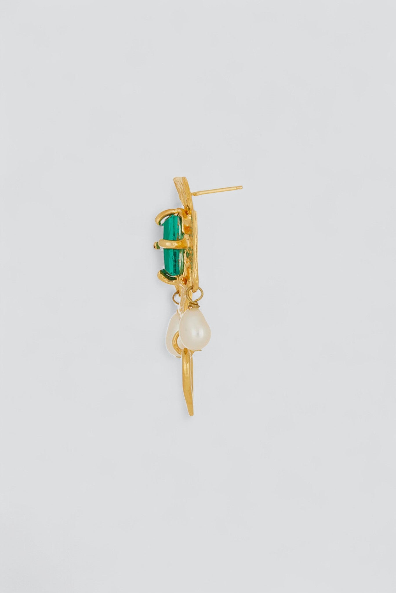 Gold Cardinal Earrings