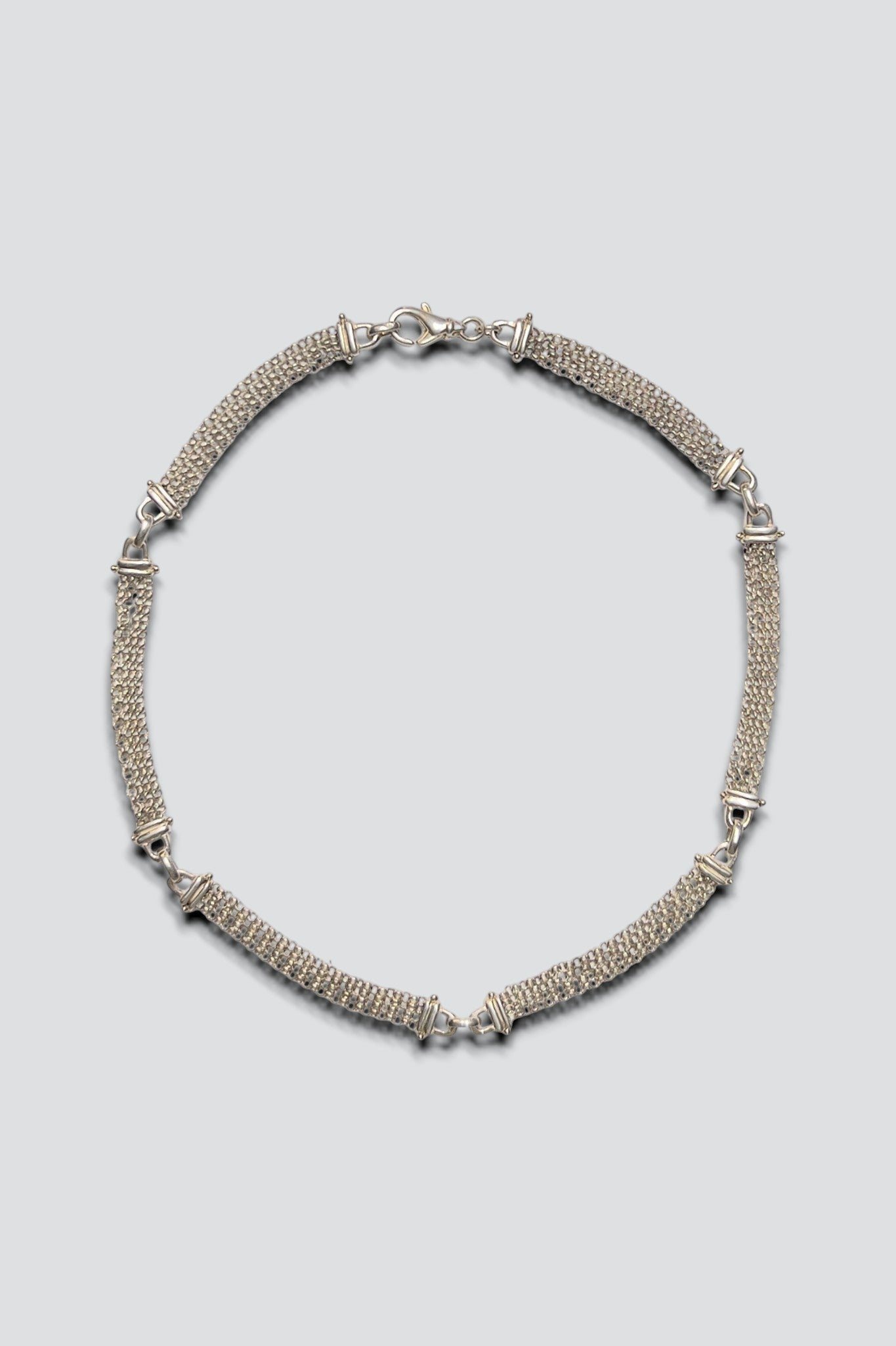 Sterling Silver Multi Strand Chain Necklace