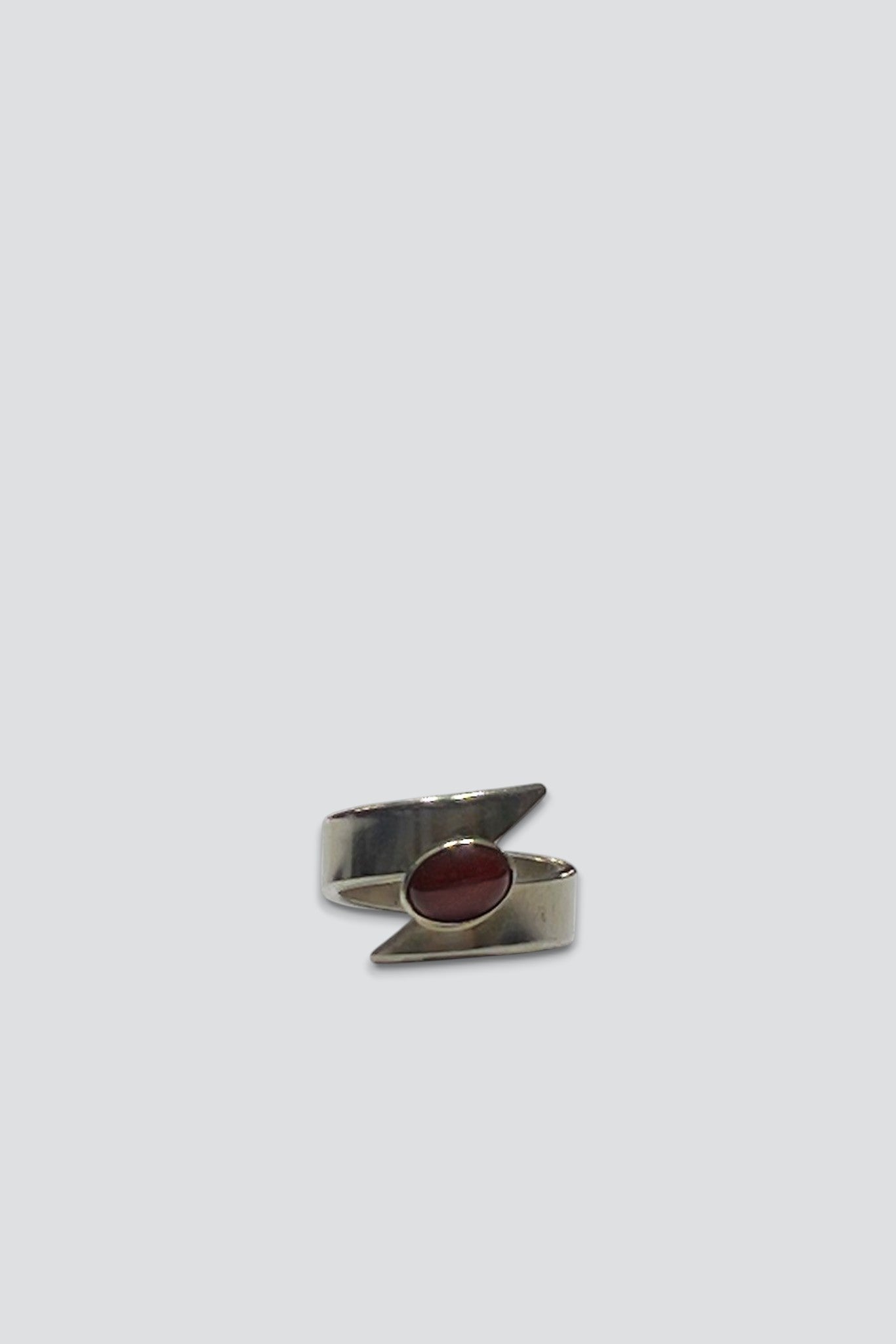 Sterling Silver Carnelian Wrap Ring