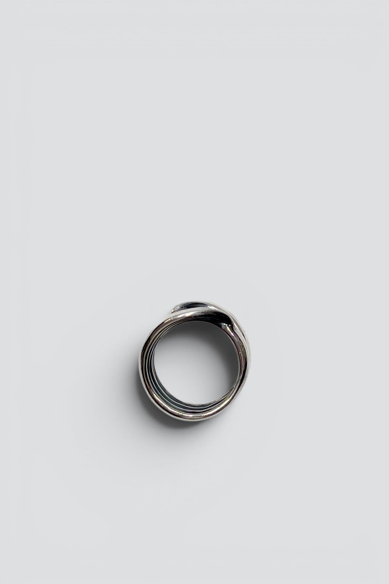 Sterling Silver Waved Lines Ring